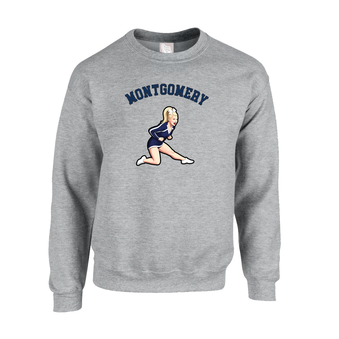 Fleece Crew — Shirsey Arch in Grey