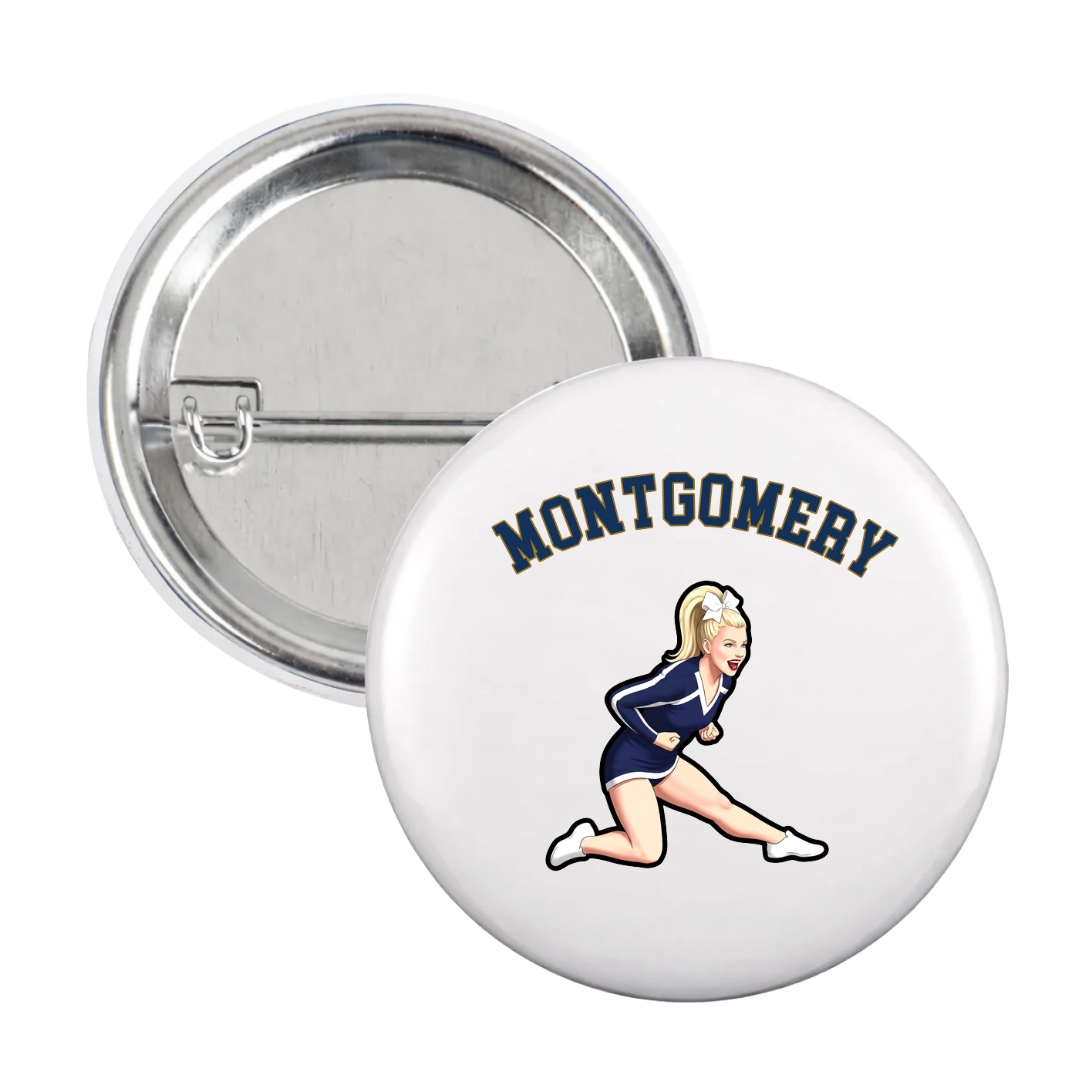 Game Day Button — Shirsey Arch in White