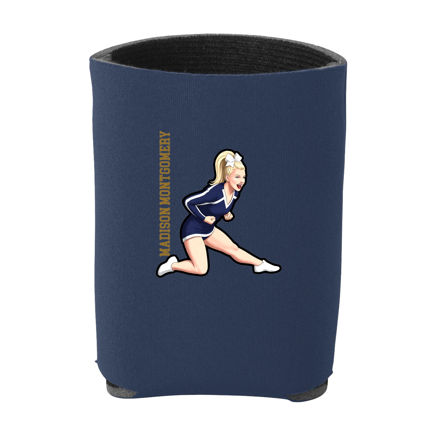 Can Holder — Name Vertical in Navy