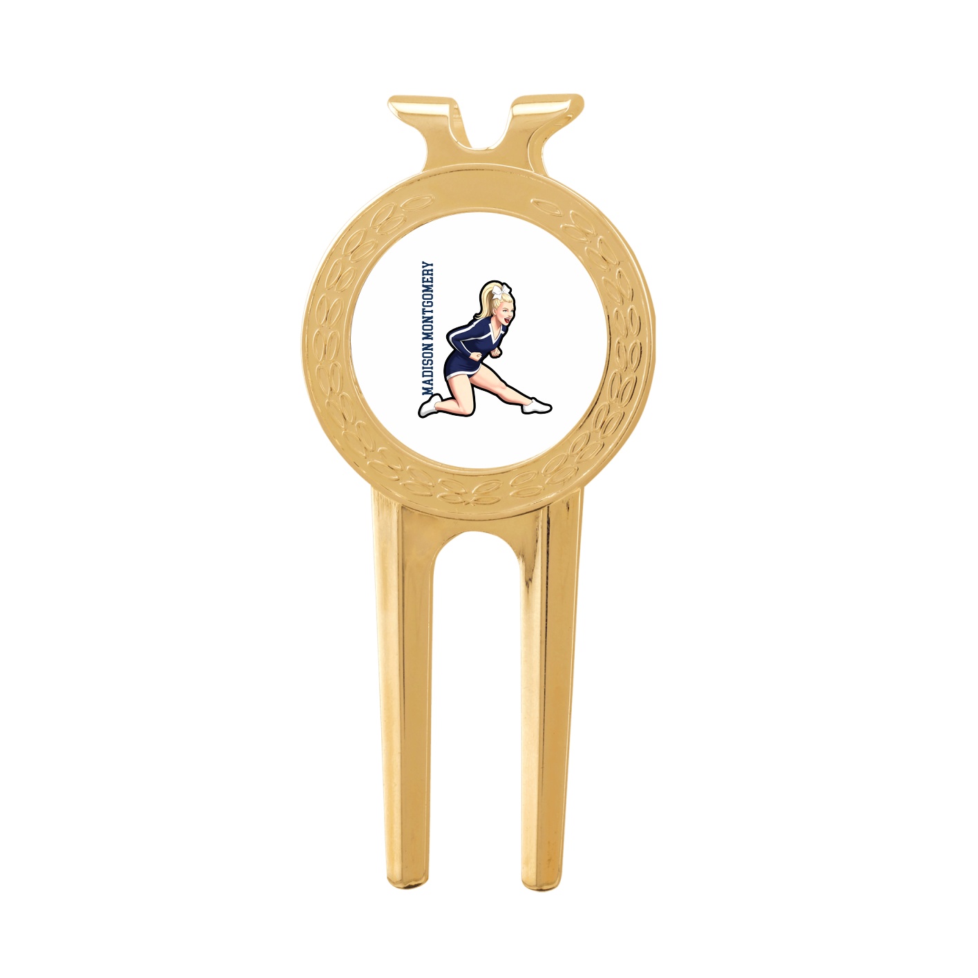 Divot Tool with Ball Marker — Name Vertical in Classic