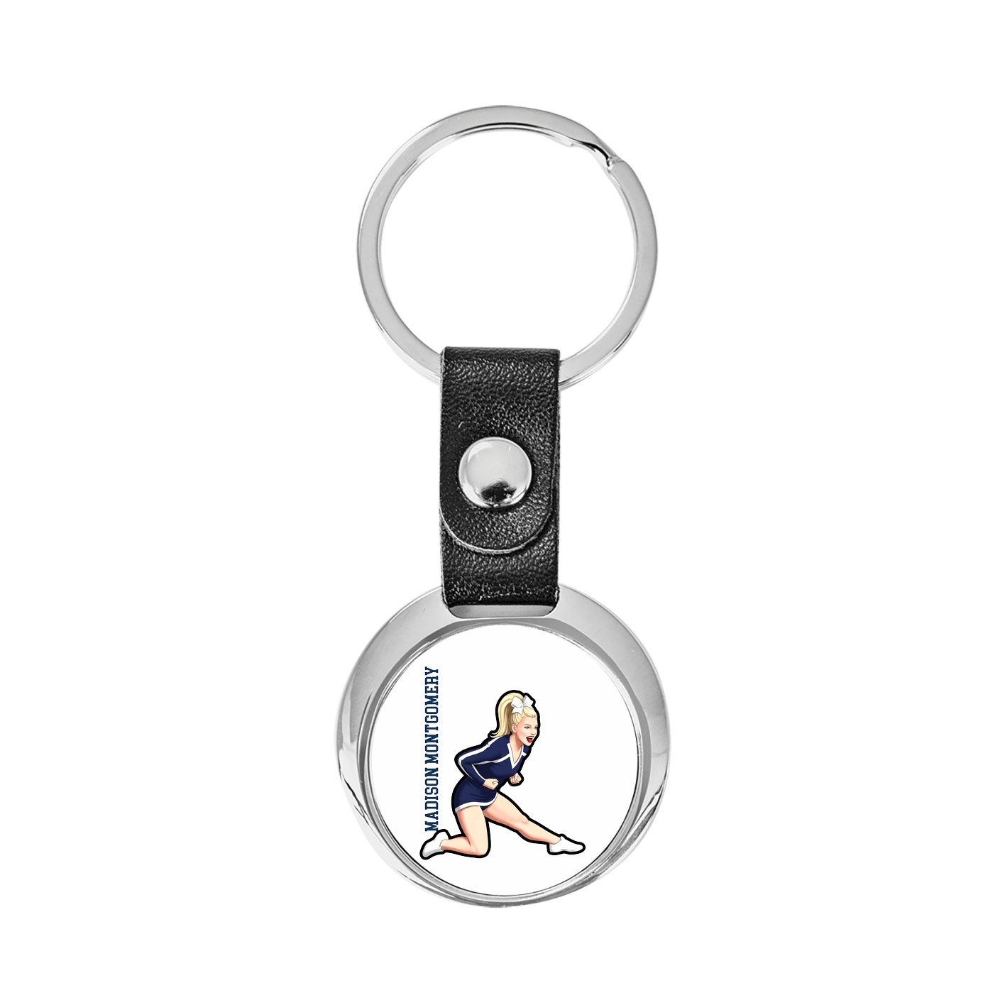Key Chain — Name Vertical in Classic