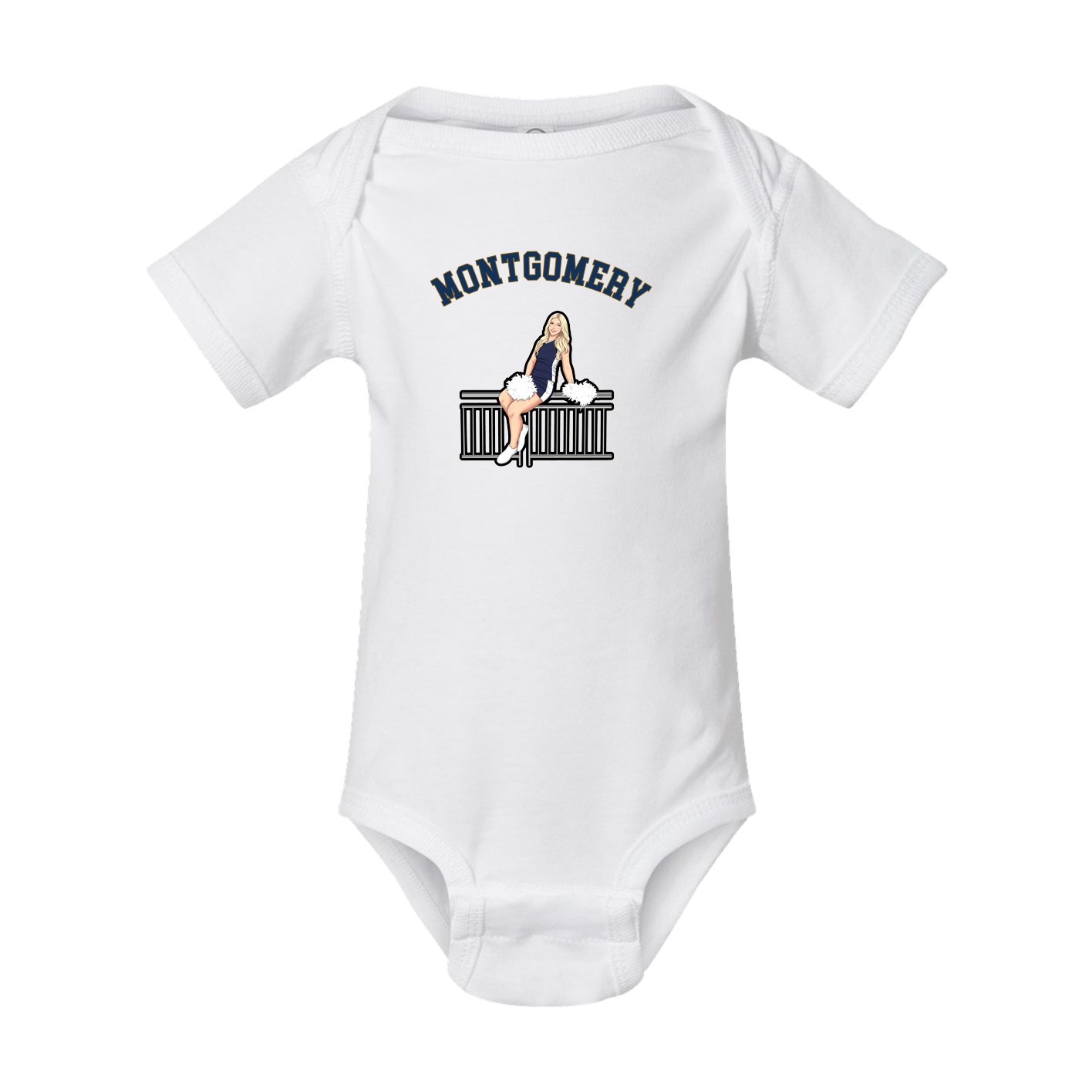 Baby Onesie — Shirsey Arch in White