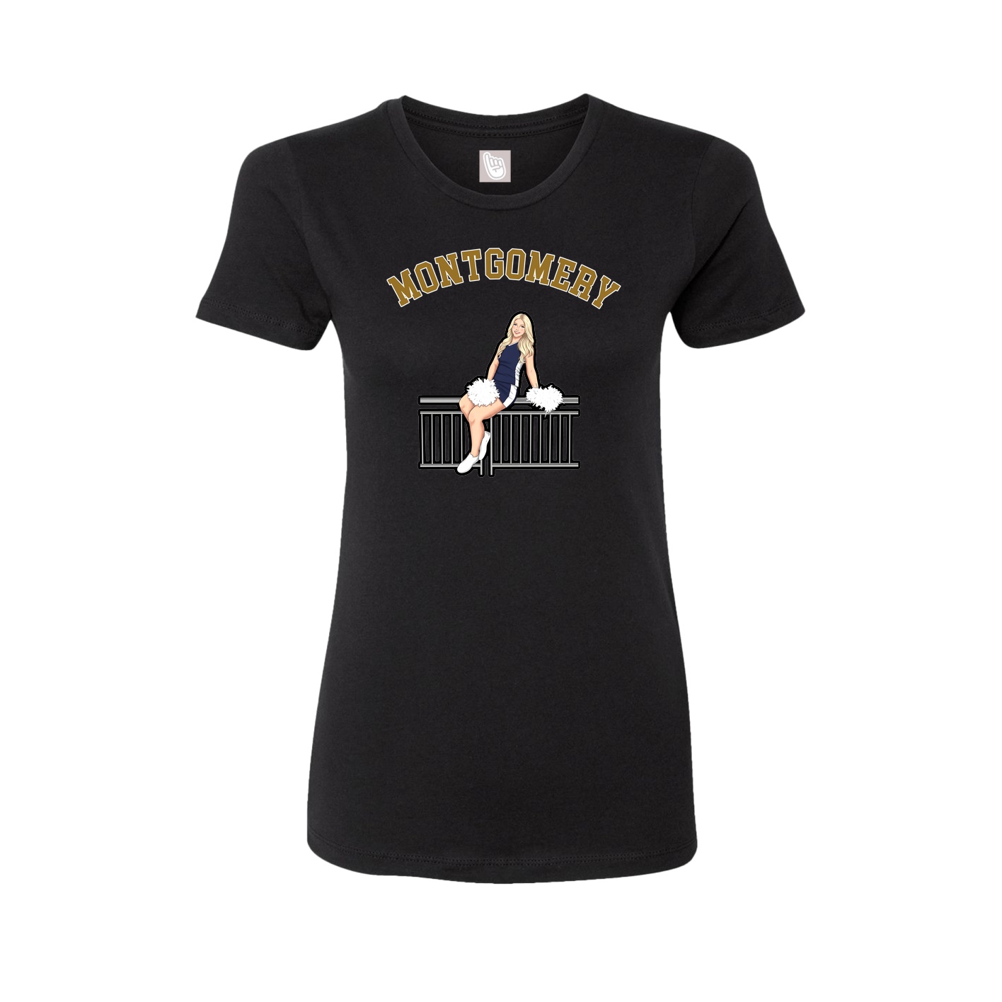 Womens Tee — Shirsey Arch in Black