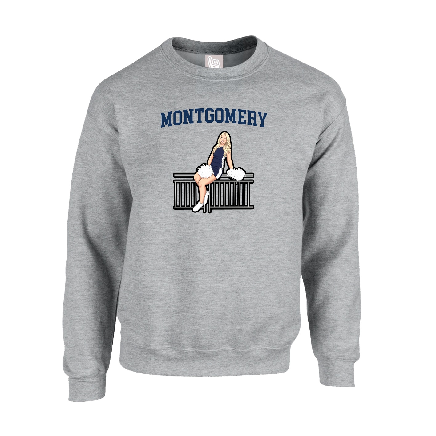 Fleece Crew — Shirsey in Grey