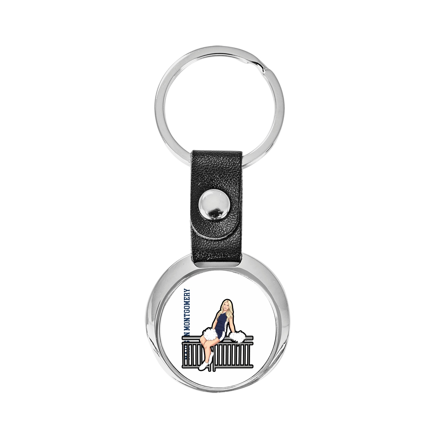 Key Chain — Name Vertical in Classic