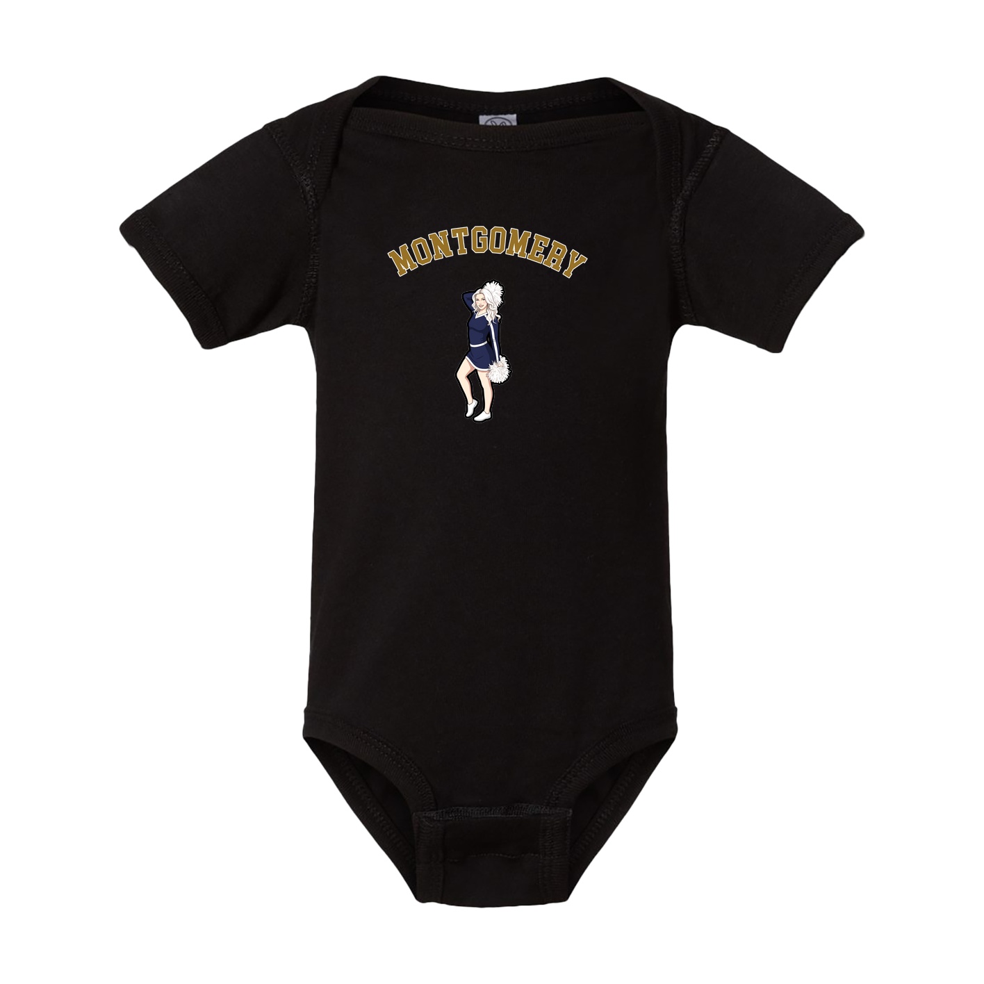 Baby Onesie — Shirsey Arch in Black