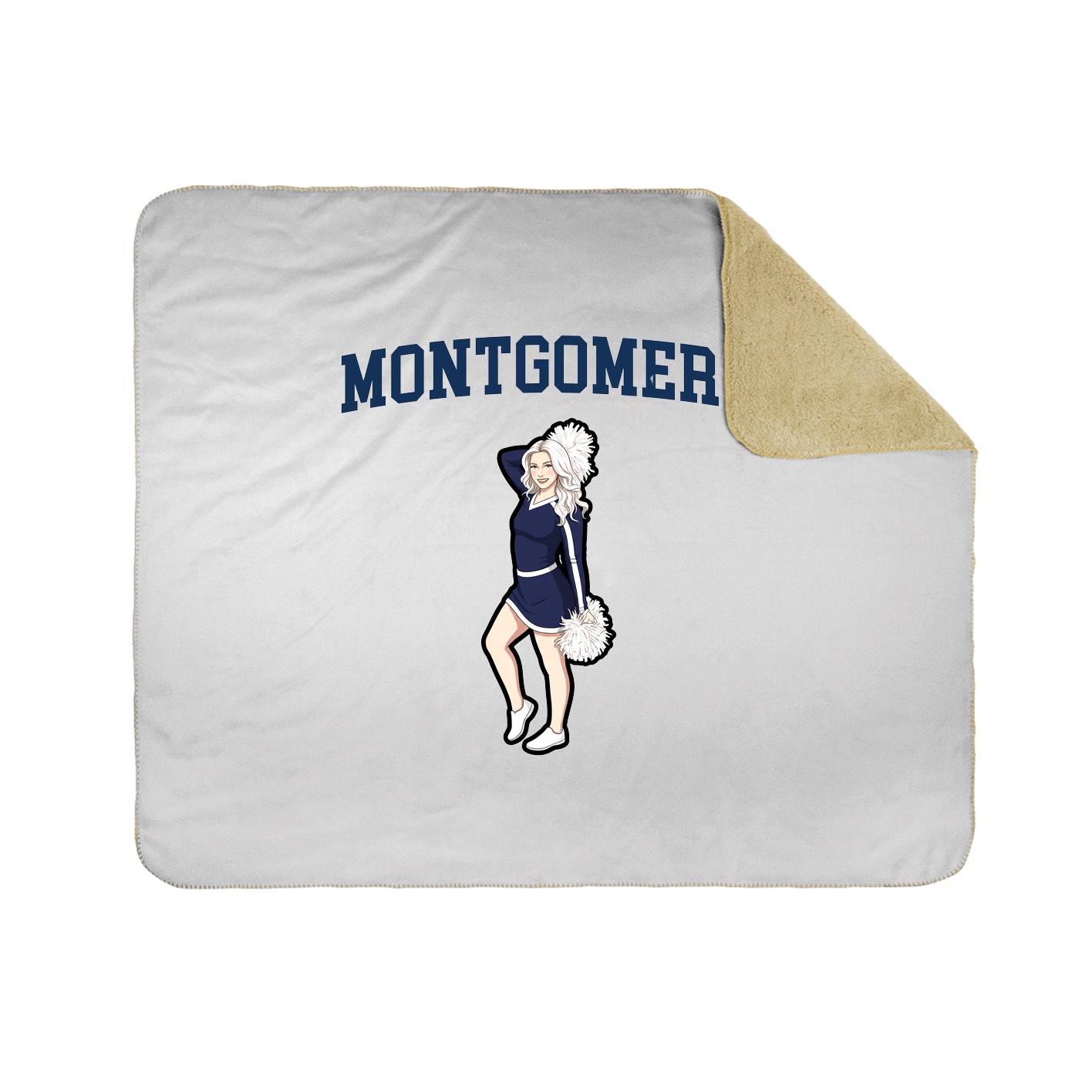 Throw Blanket — Shirsey in White