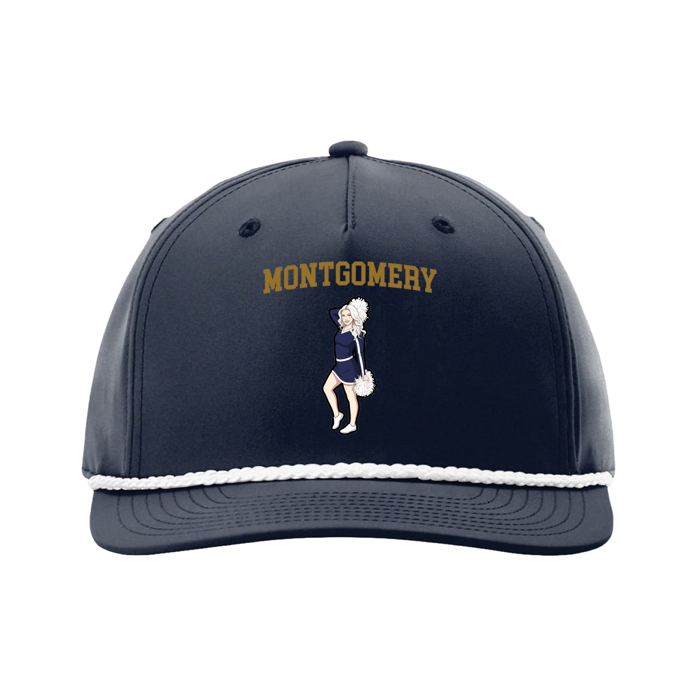 Five-Panel Classic Rope Cap — Shirsey in Navy
