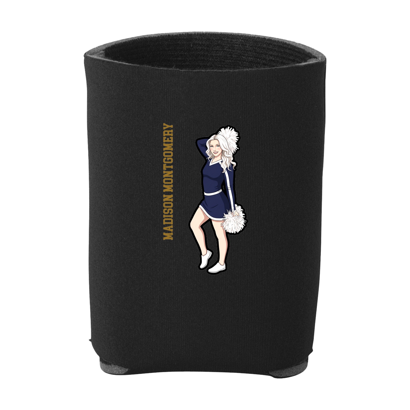 Can Holder — Name Vertical in Black
