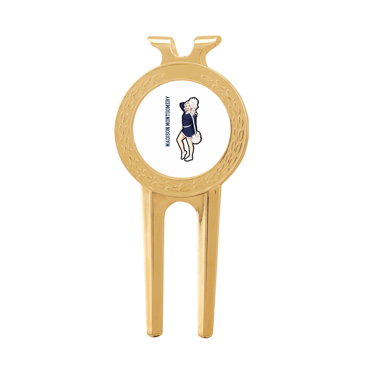 Divot Tool with Ball Marker — Name Vertical in Classic