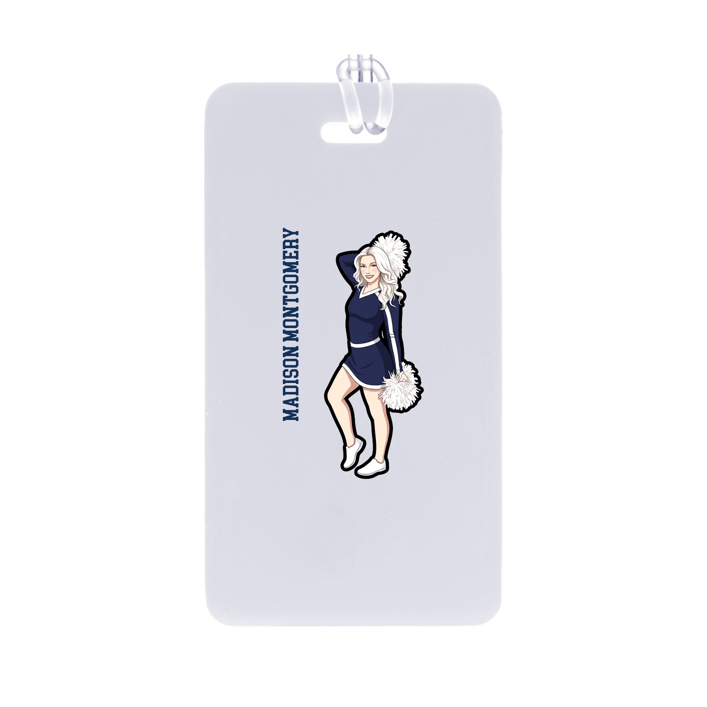Bag Tag — Name Vertical in Classic