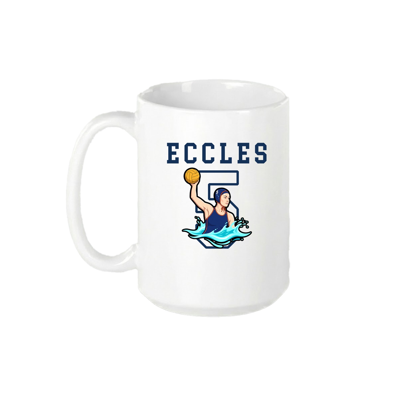 15oz Coffee Mug — Shirsey in White