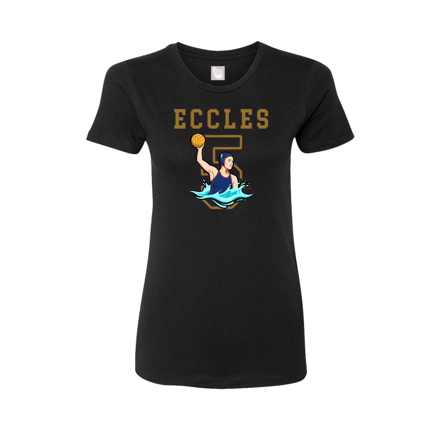 Fitted Women's Tee — Shirsey in Black