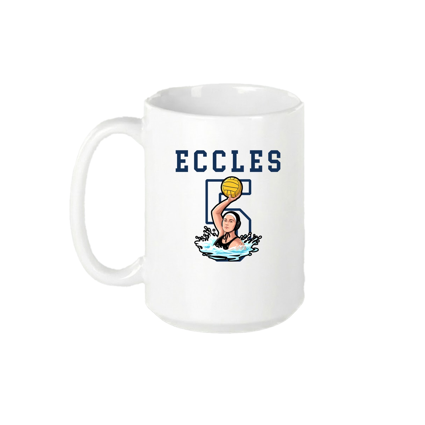 15oz Coffee Mug — Shirsey in White