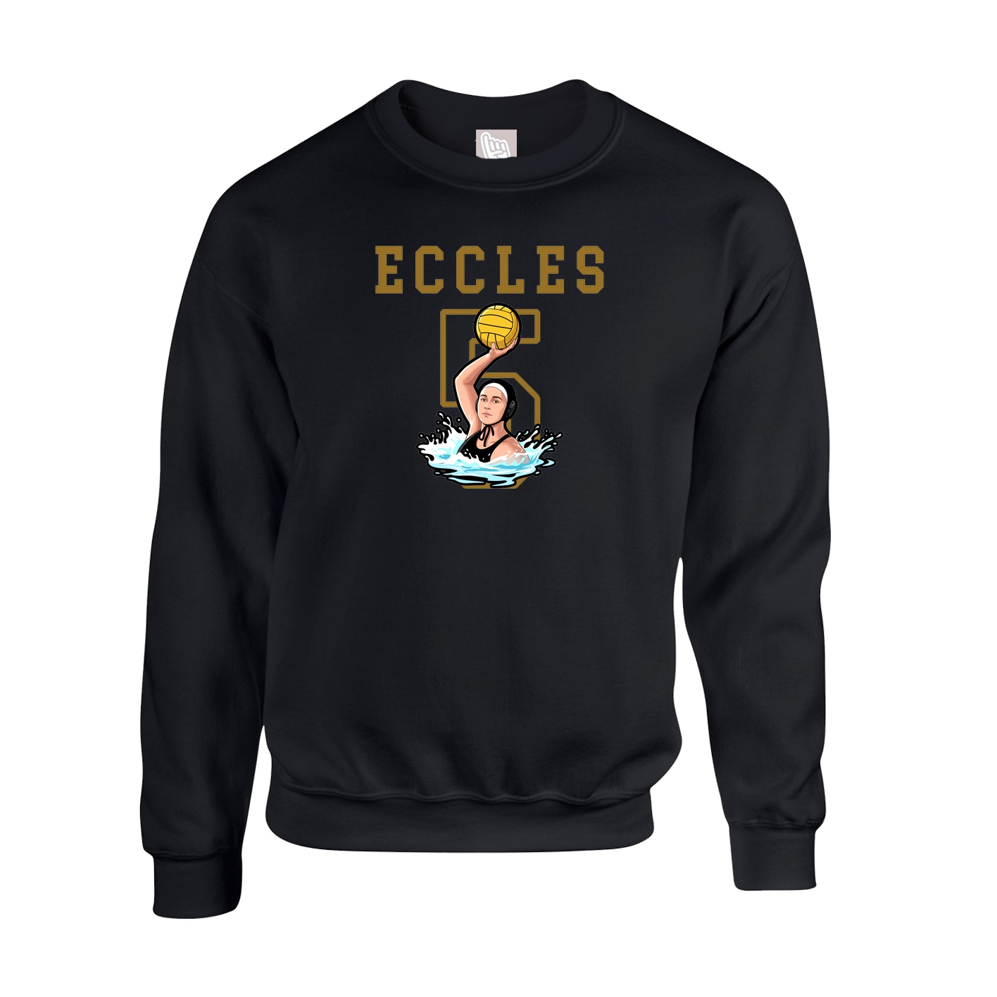 Fleece Crew — Shirsey in Black