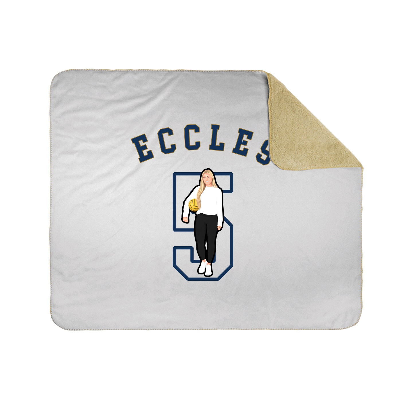 Throw Blanket — Shirsey Arch in White