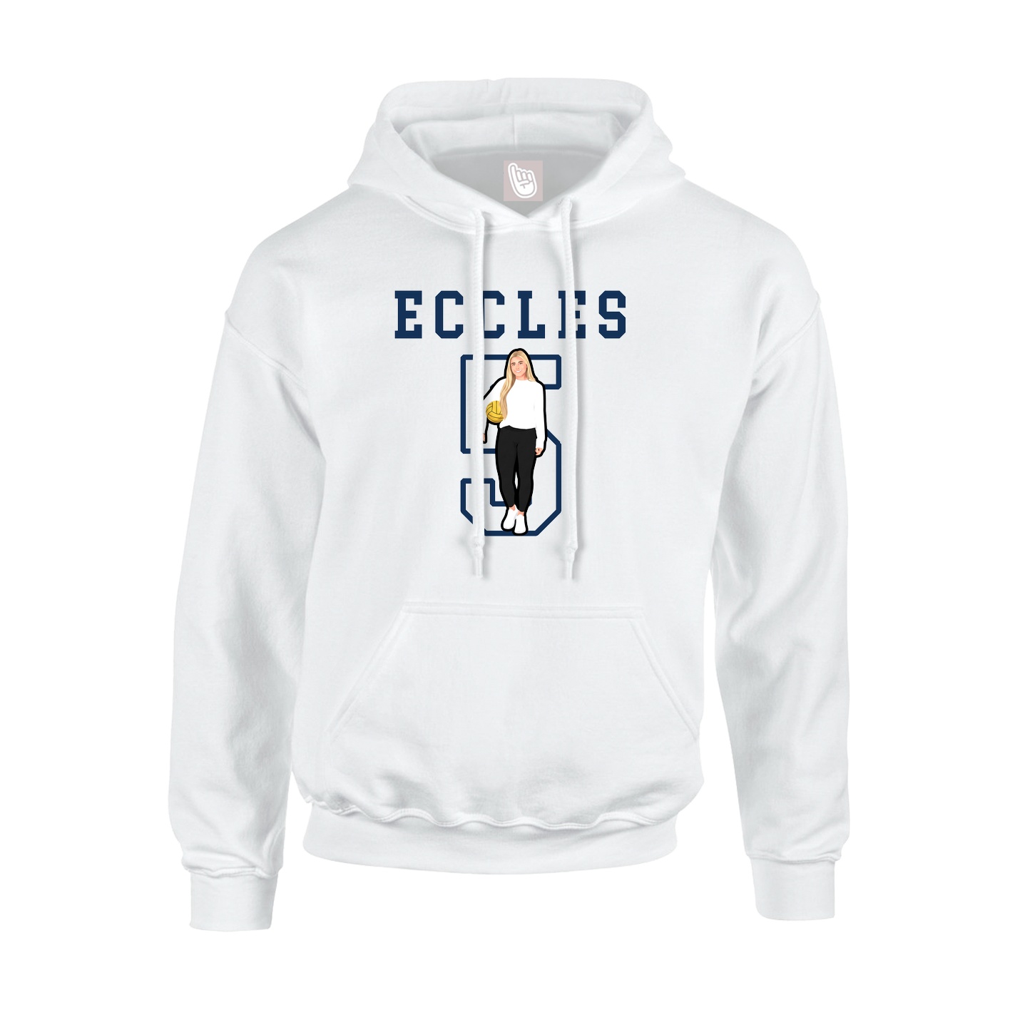 Youth Hoodie — Shirsey in White