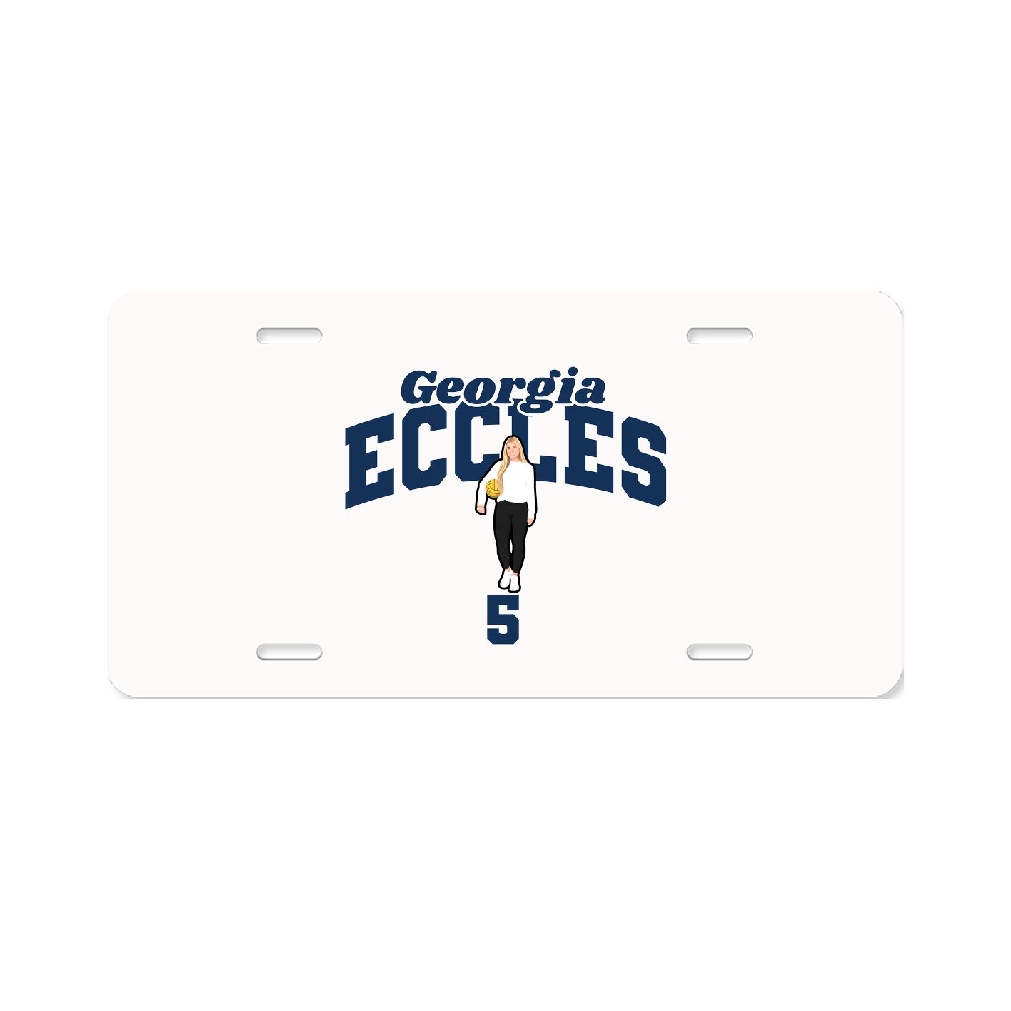 License Plate — Signature Arch in Classic