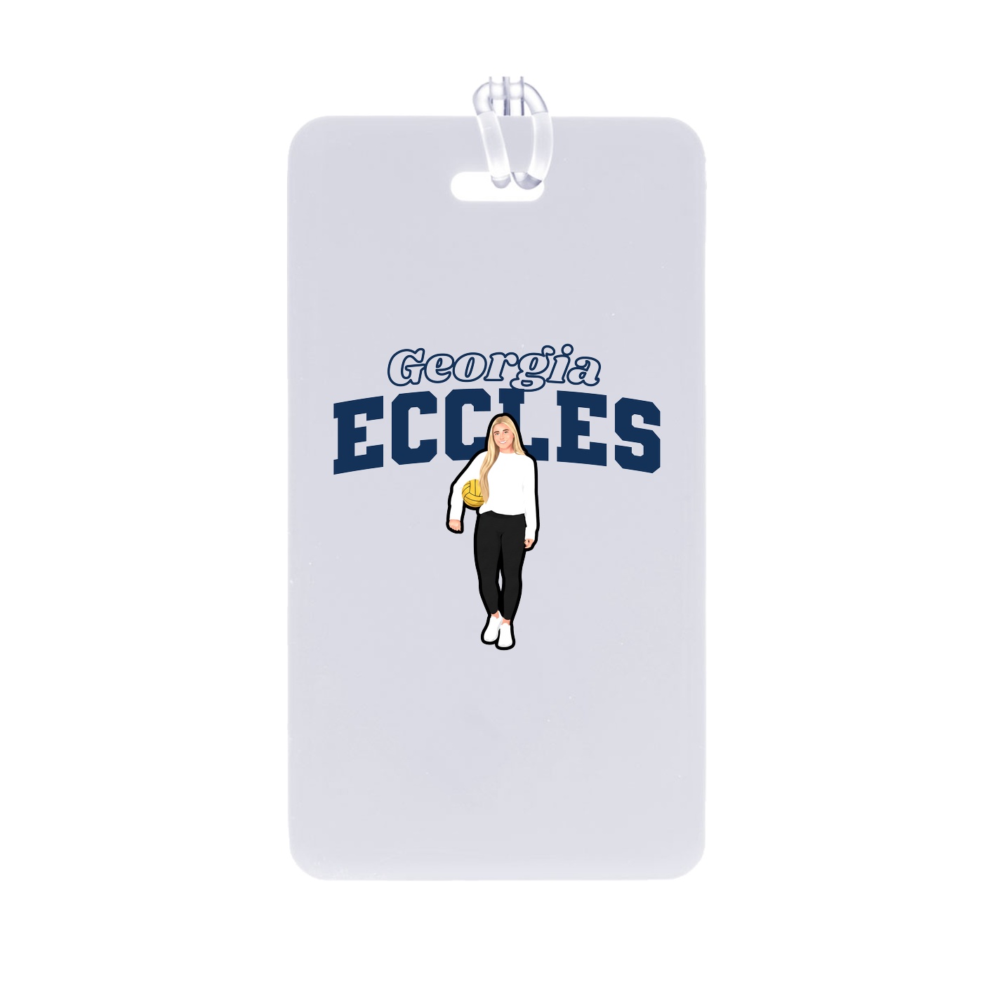 Bag Tag — Name Arch in Classic