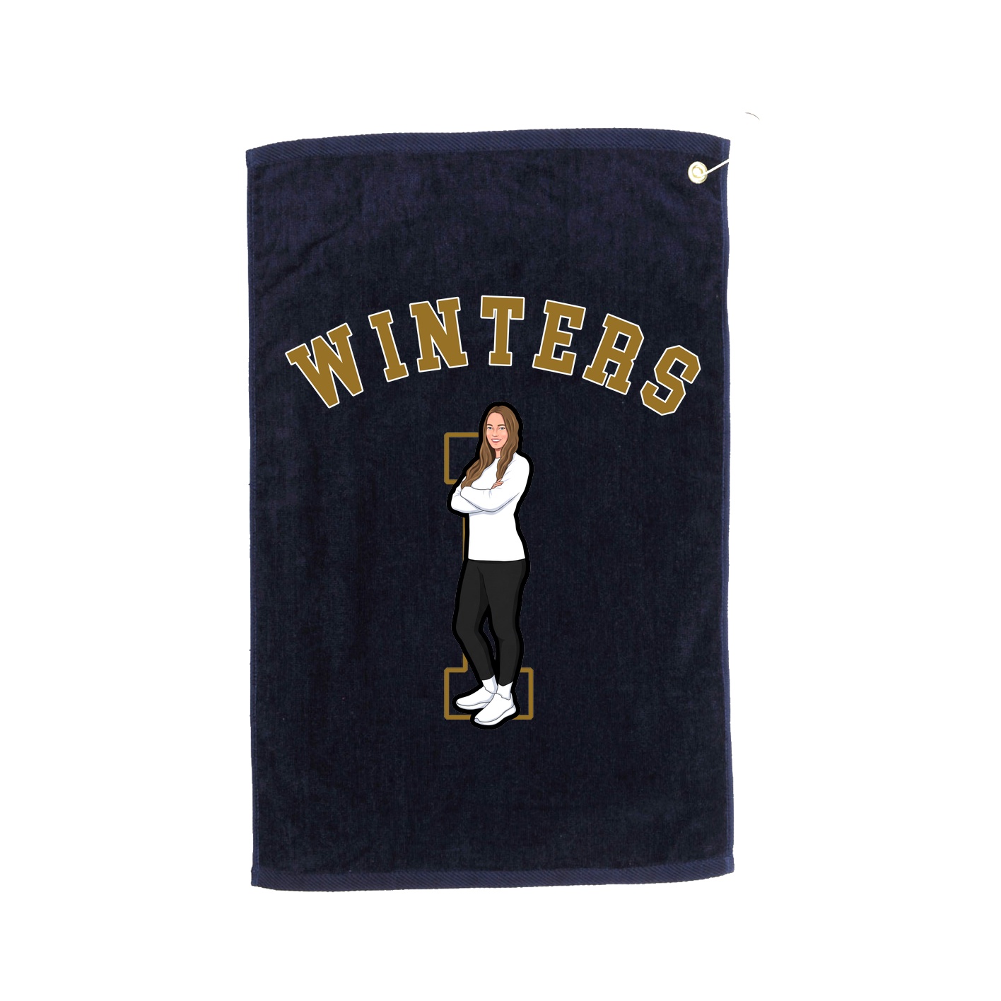Golf Towel — Shirsey Arch in Navy