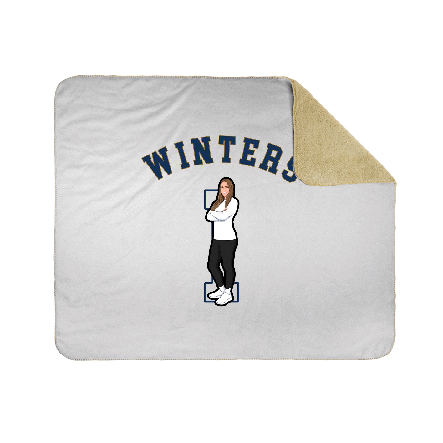 Throw Blanket — Shirsey Arch in White