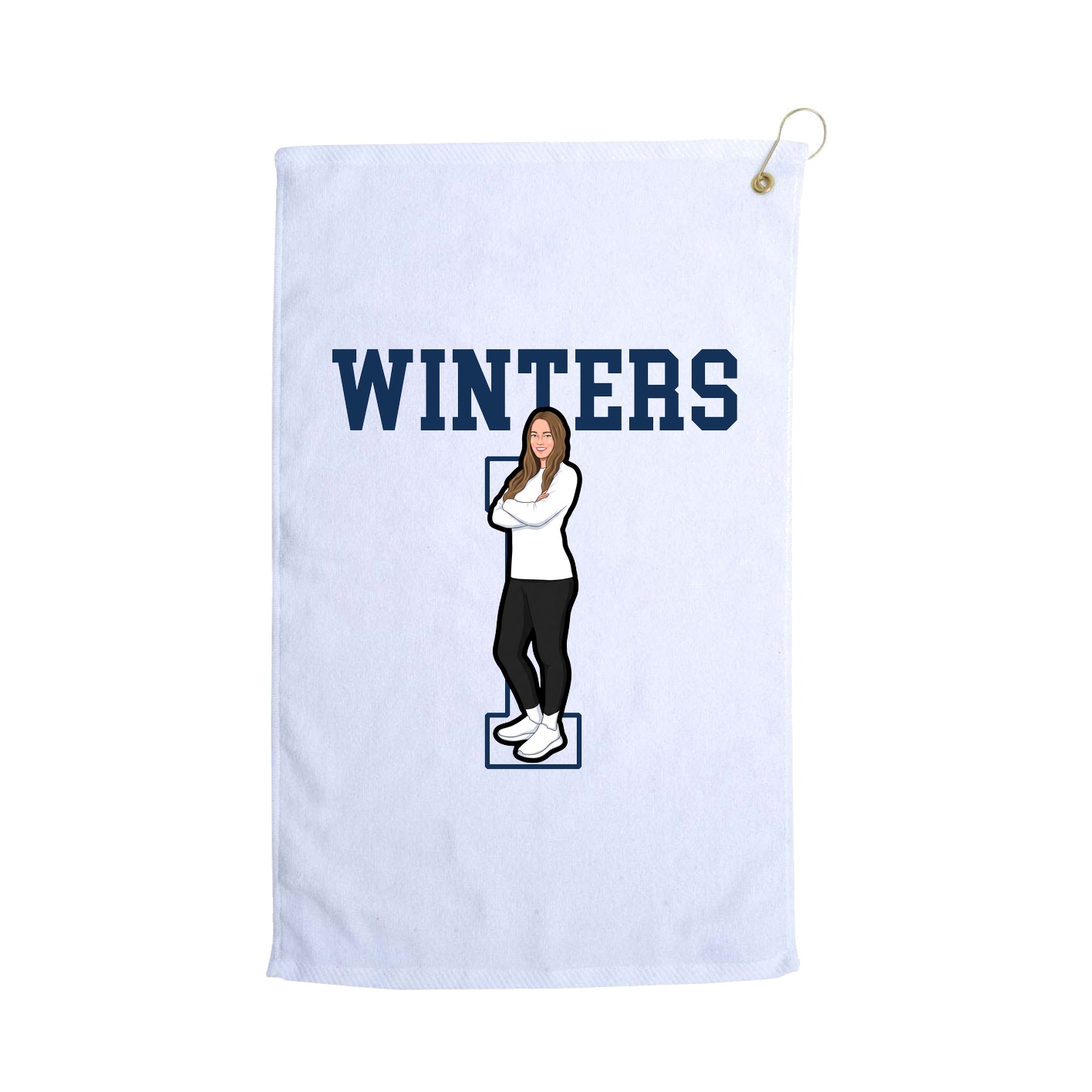 Golf Towel — Shirsey in White