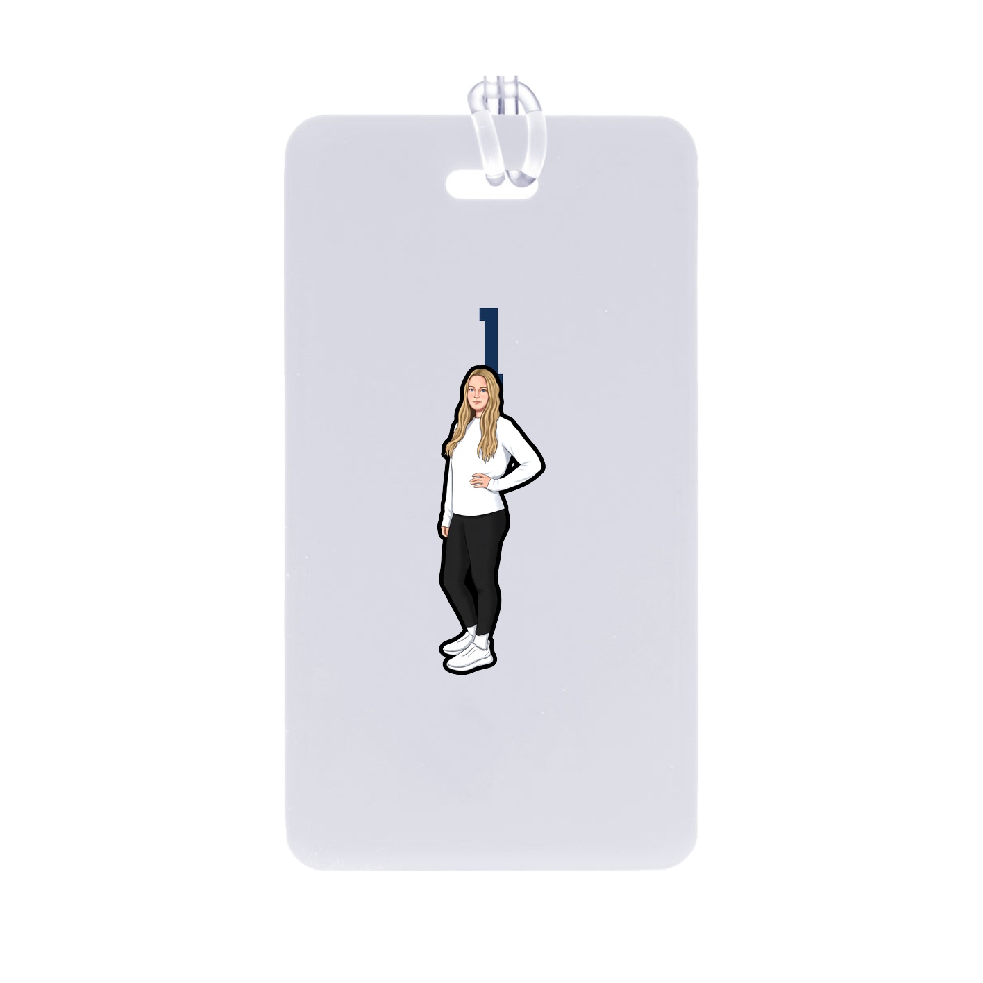 Bag Tag — Number Top in Classic