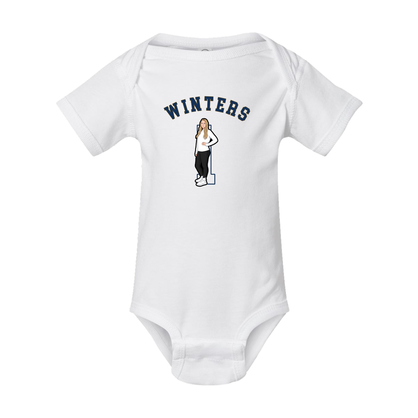Baby Onesie — Shirsey Arch in White