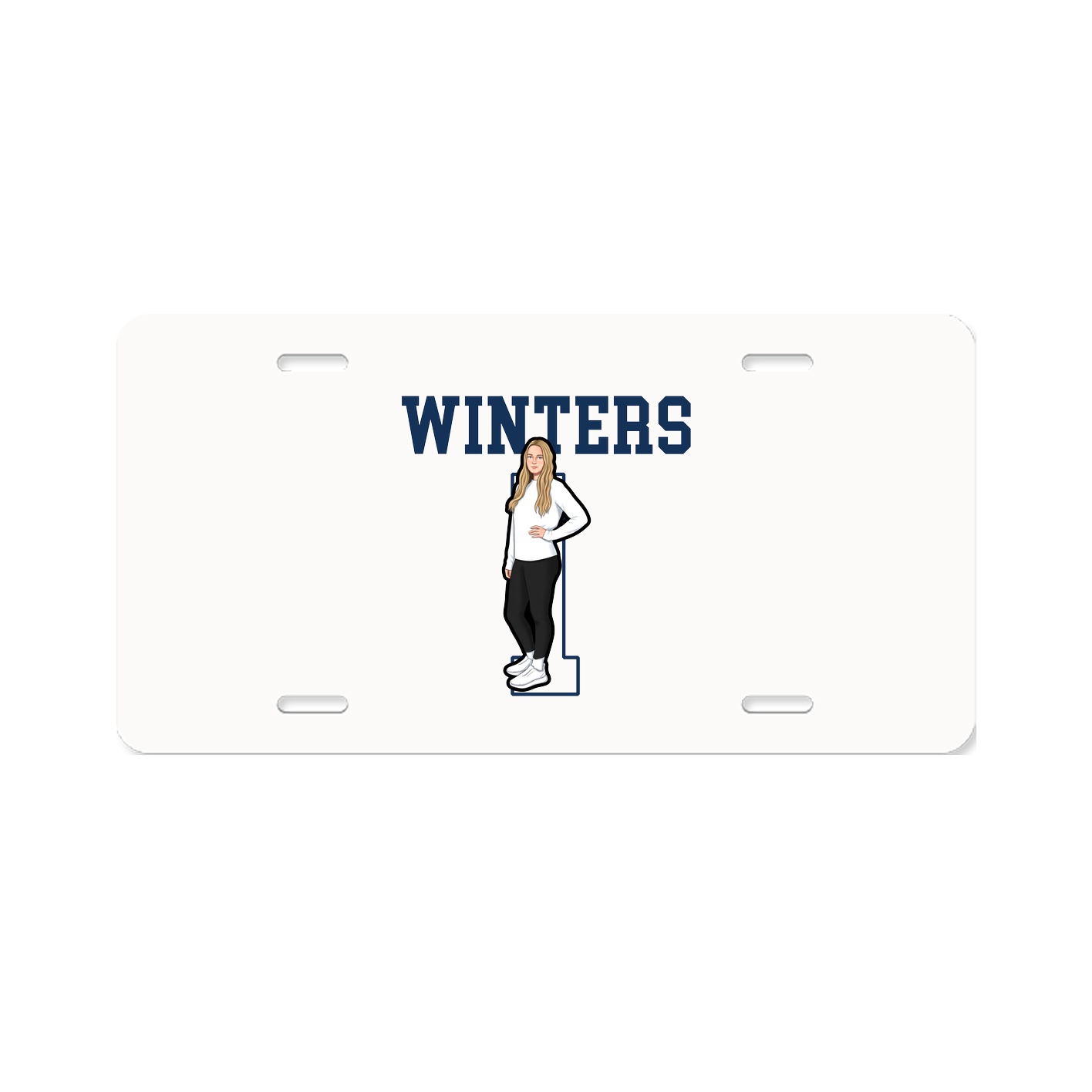 License Plate — Shirsey in Classic