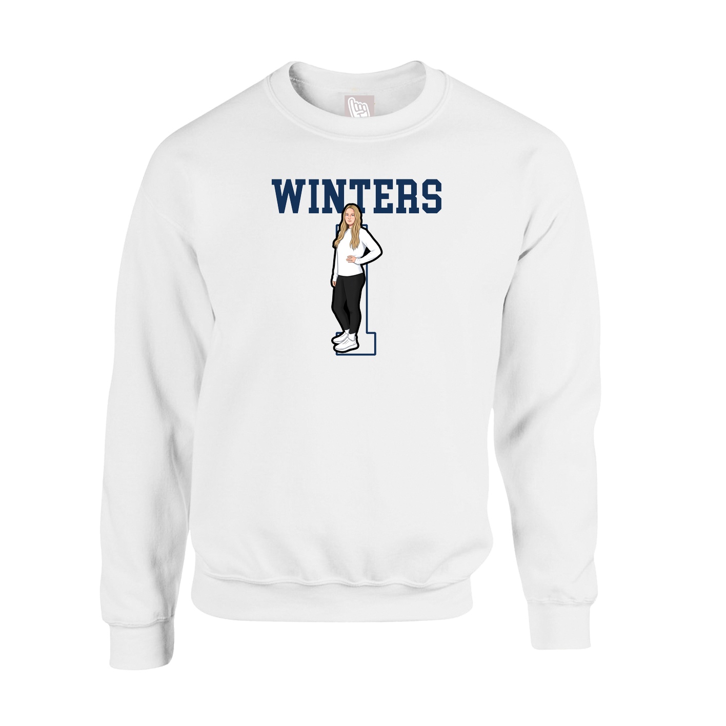Fleece Crew — Shirsey in White