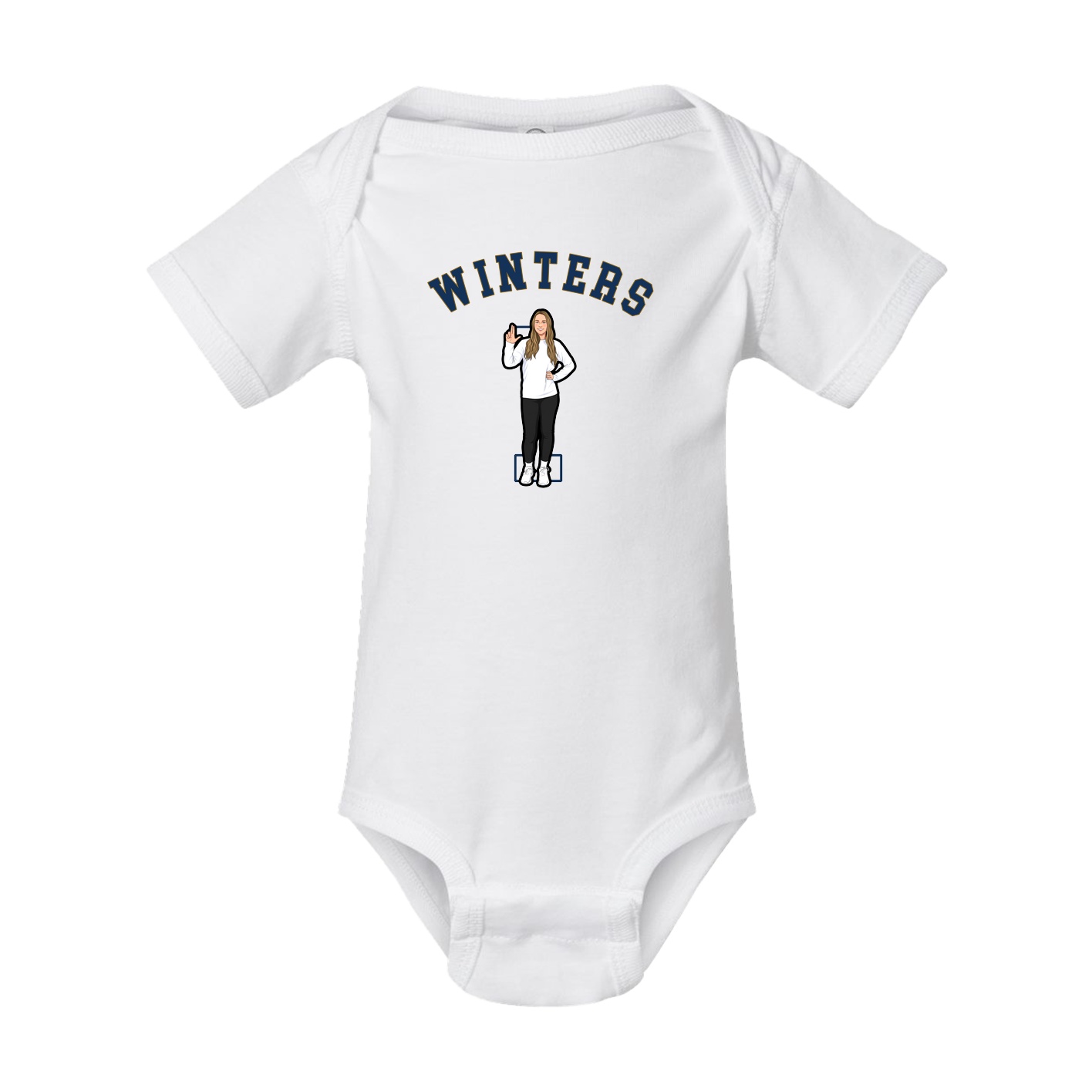 Baby Onesie — Shirsey Arch in White