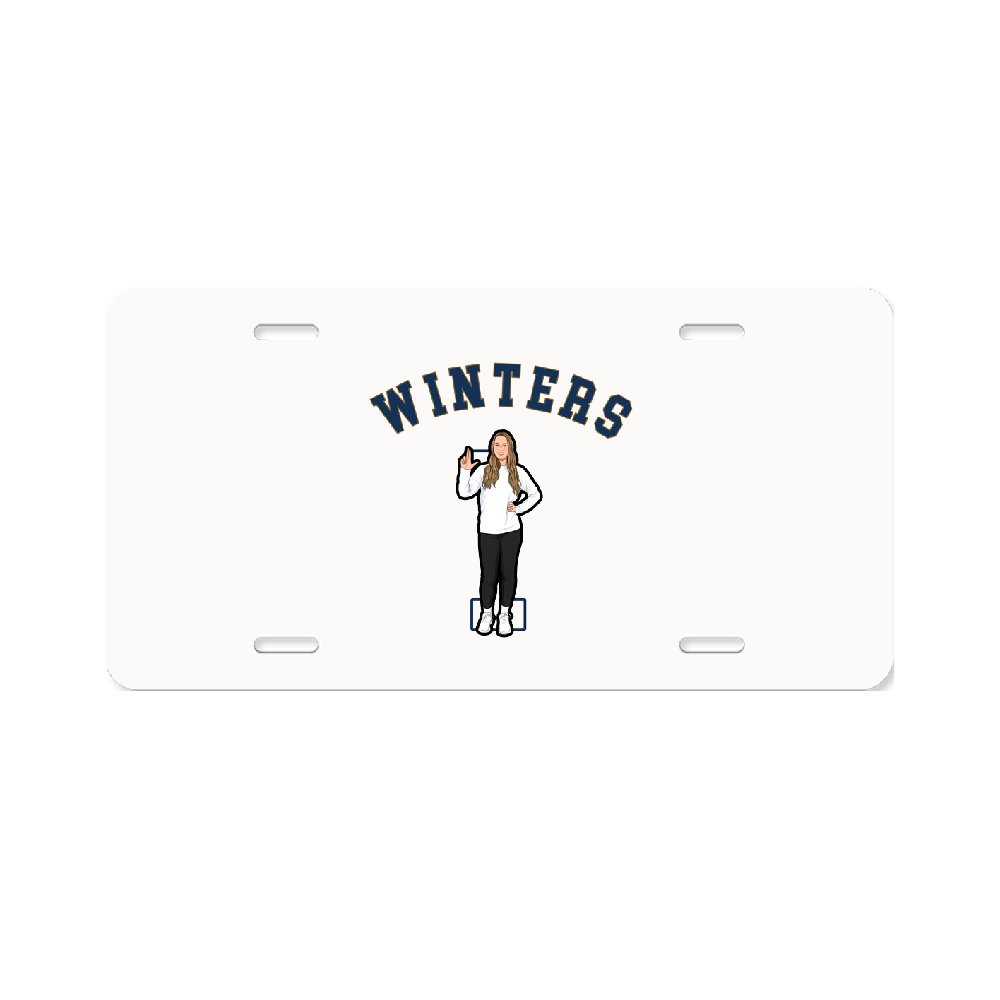 License Plate — Shirsey Arch in Classic