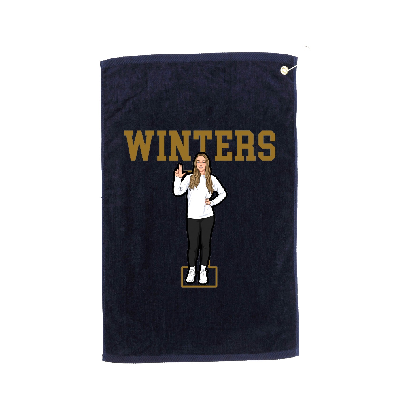 Golf Towel — Shirsey in Navy