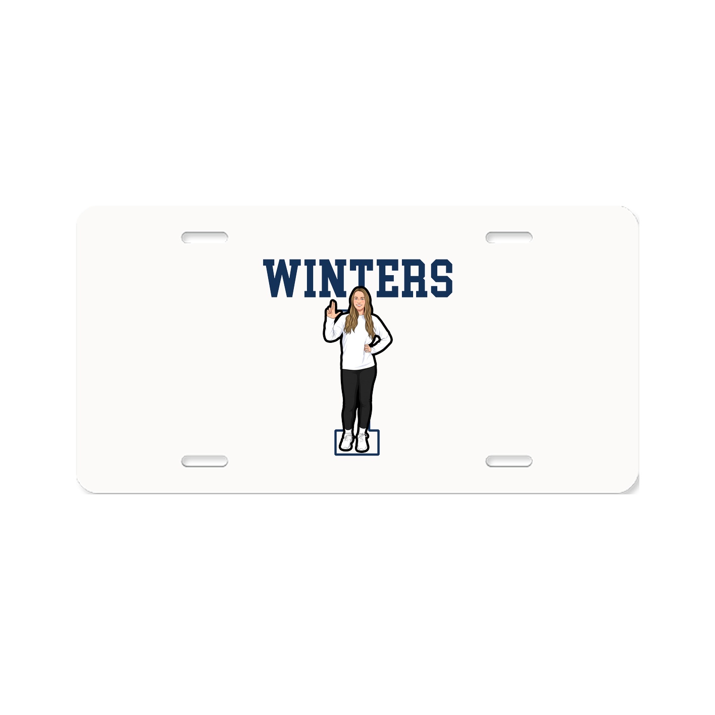 License Plate — Shirsey in Classic