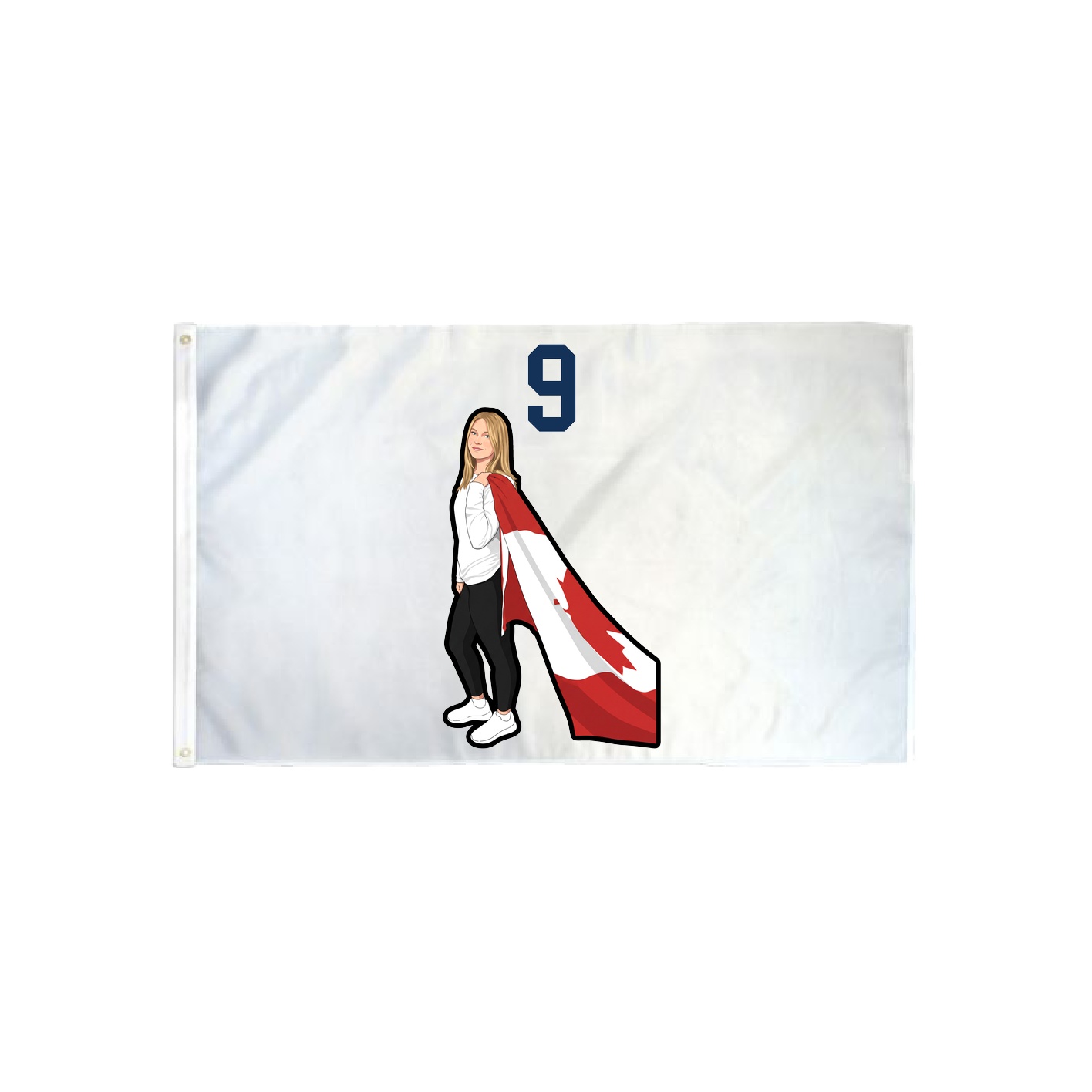 3x5 Flag — Number Top in Classic