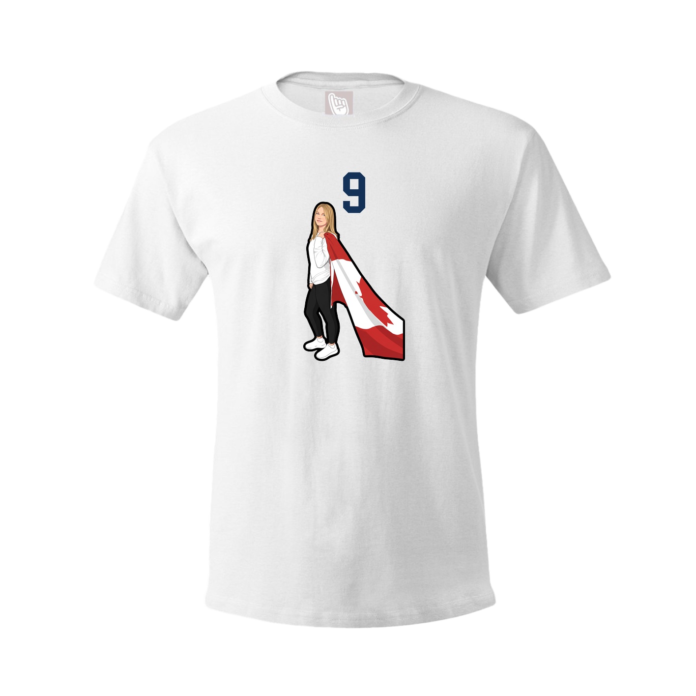 Tee — Number Top in White