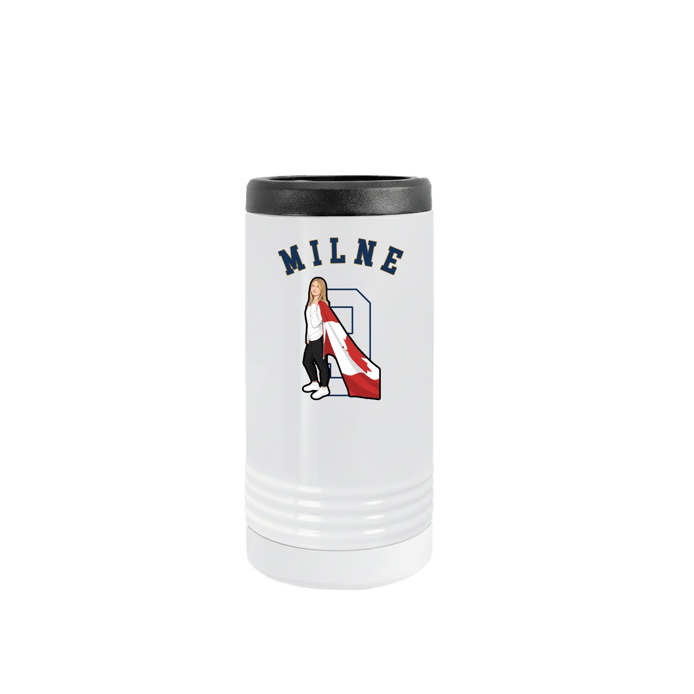 Slim Beverage Holder — Shirsey Arch in White