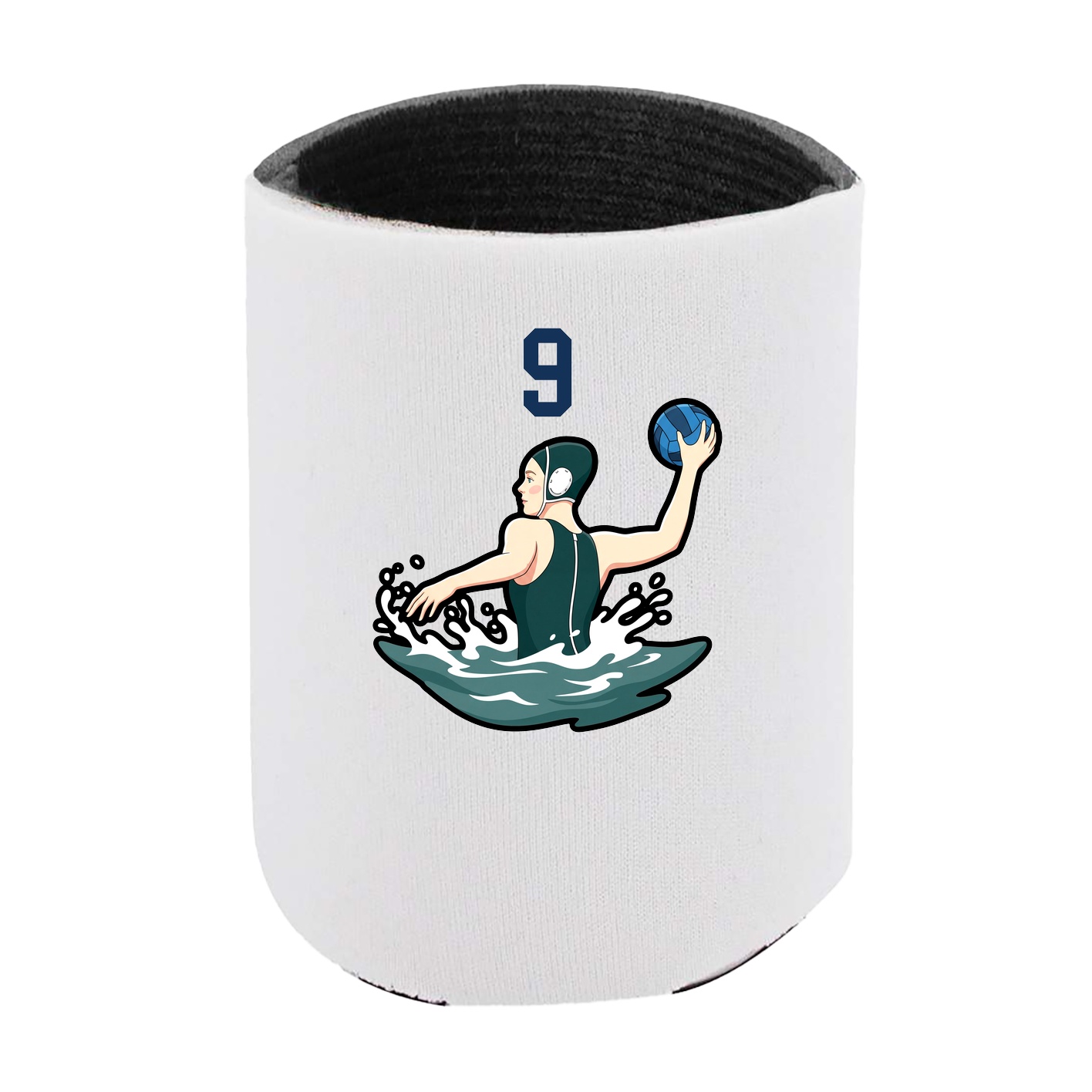 Can Holder — Number Top in White