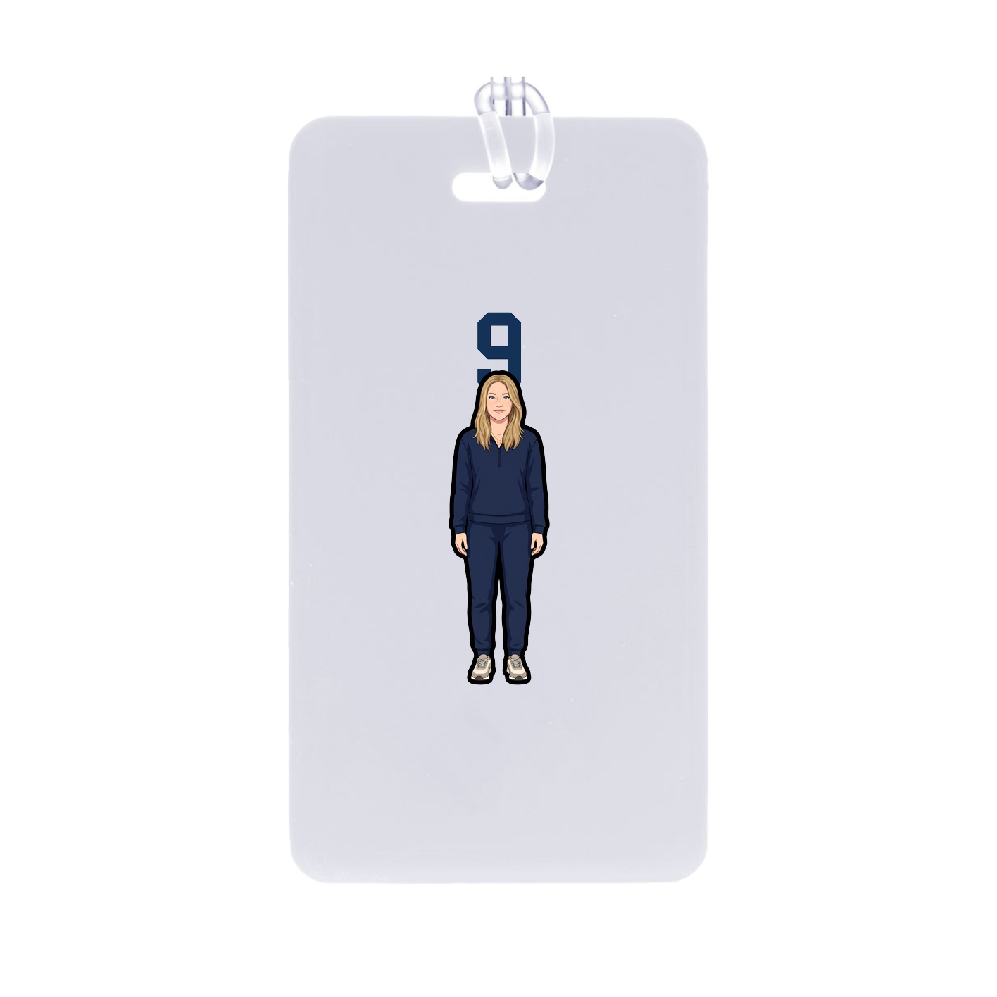 Bag Tag — Number Top in Classic