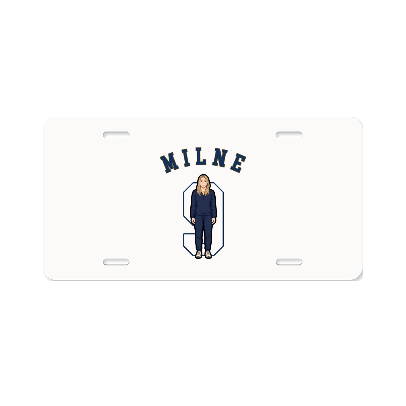 License Plate — Shirsey Arch in Classic