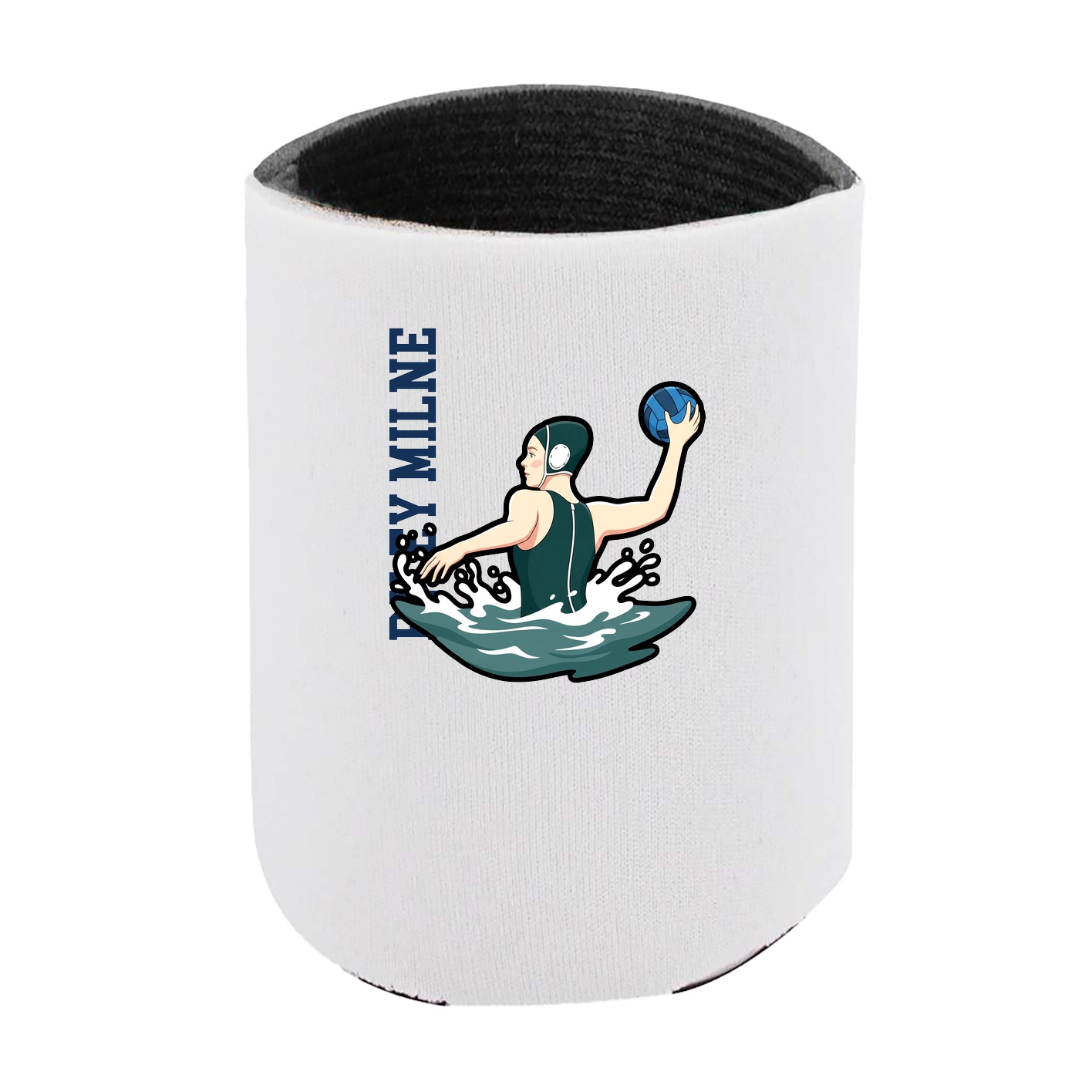 Can Holder — Name Vertical in White