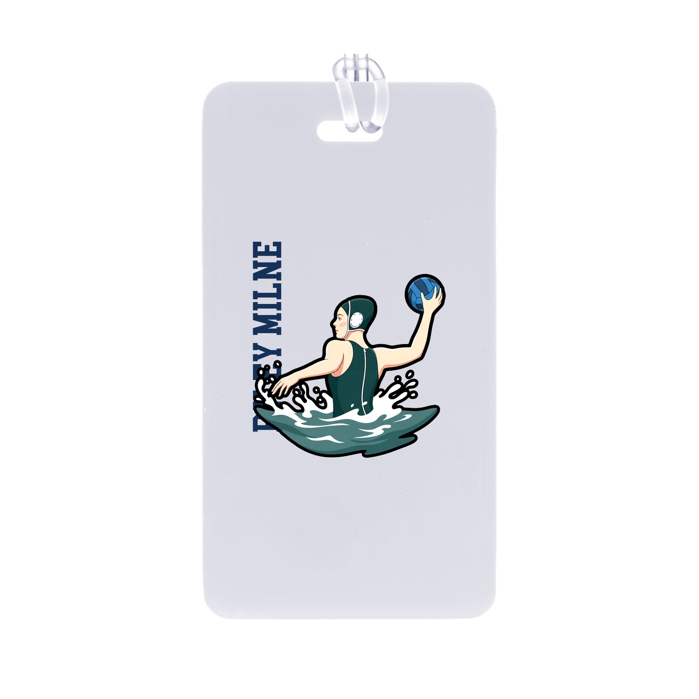 Bag Tag — Name Vertical in Classic