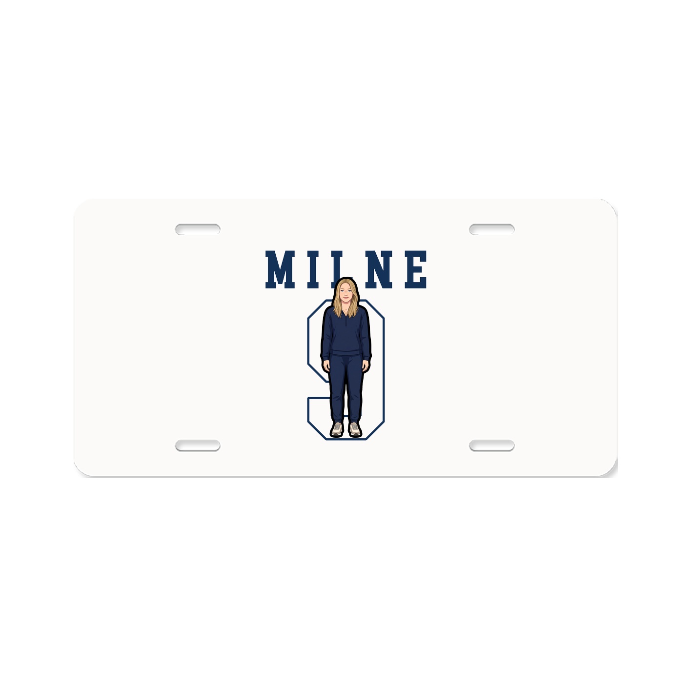 License Plate — Shirsey in Classic