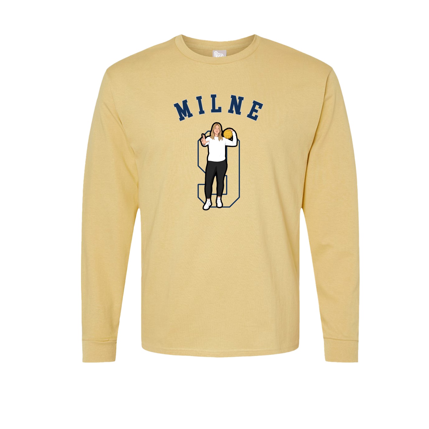 Long Sleeve Tee — Shirsey Arch in Vegas Gold