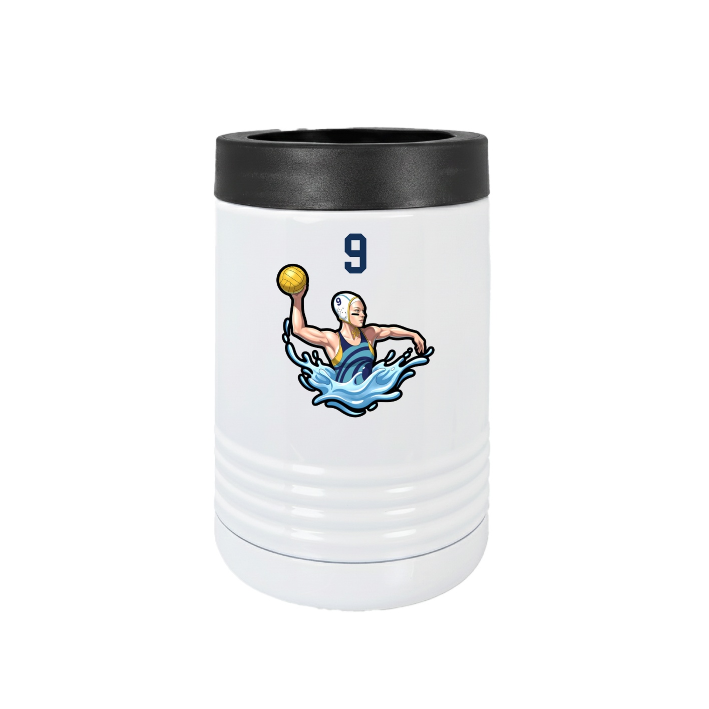 Beverage Holder — Number Top in White