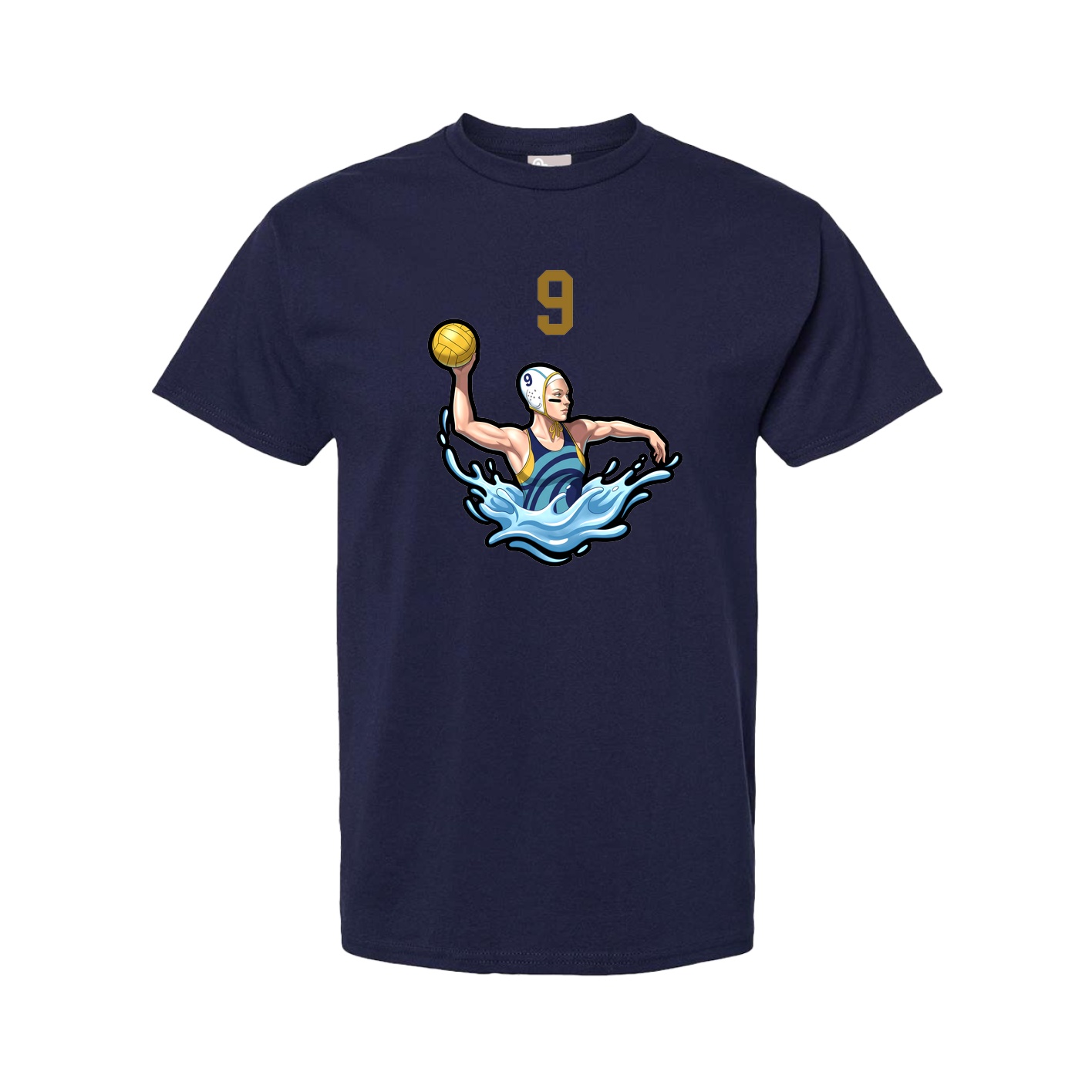 Tee — Number Top in Navy