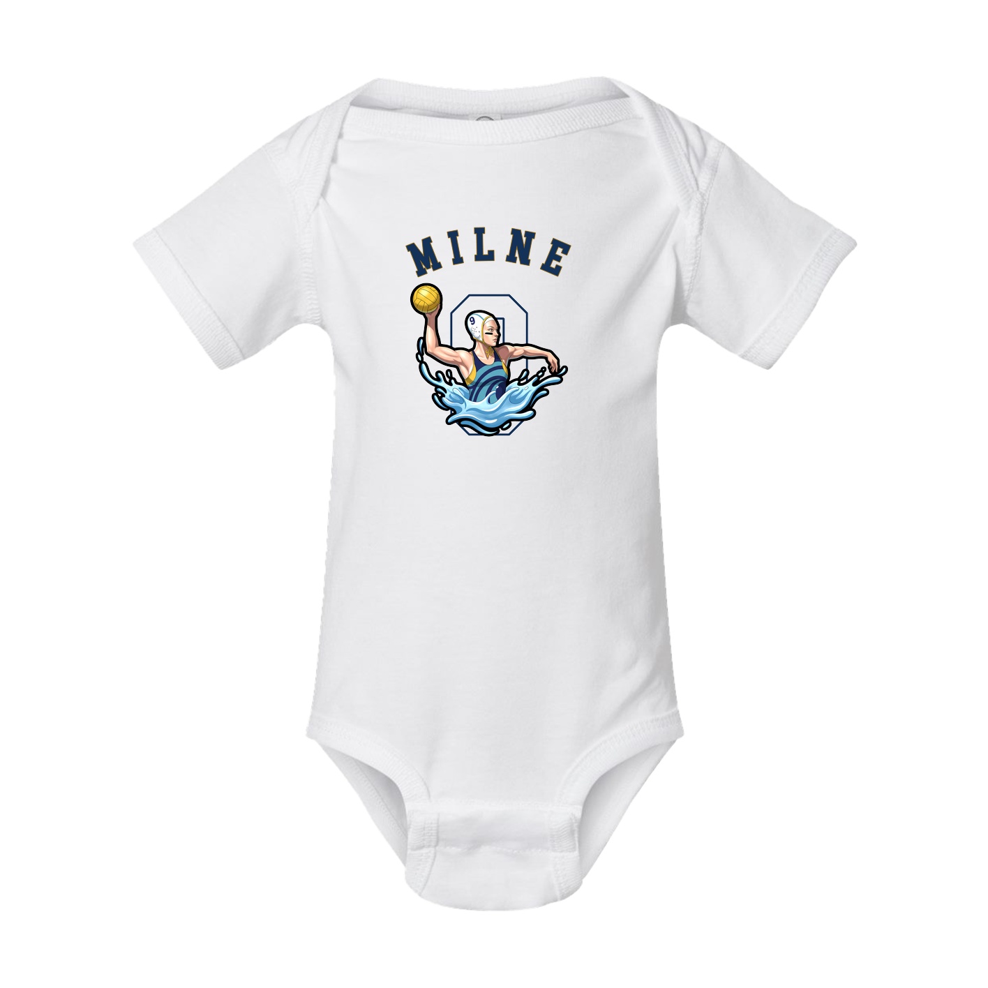 Baby Onesie — Shirsey Arch in White