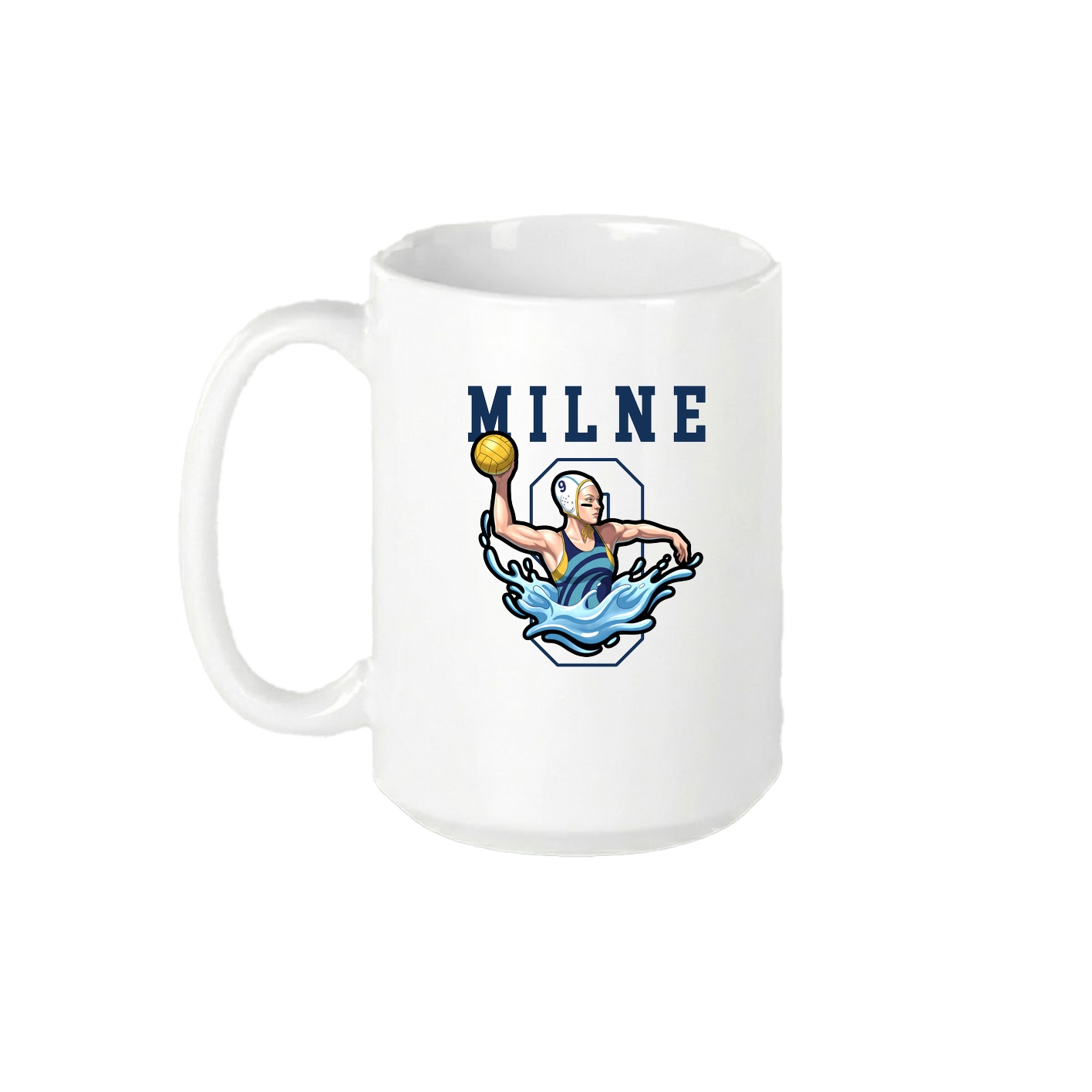15oz Coffee Mug — Shirsey in White