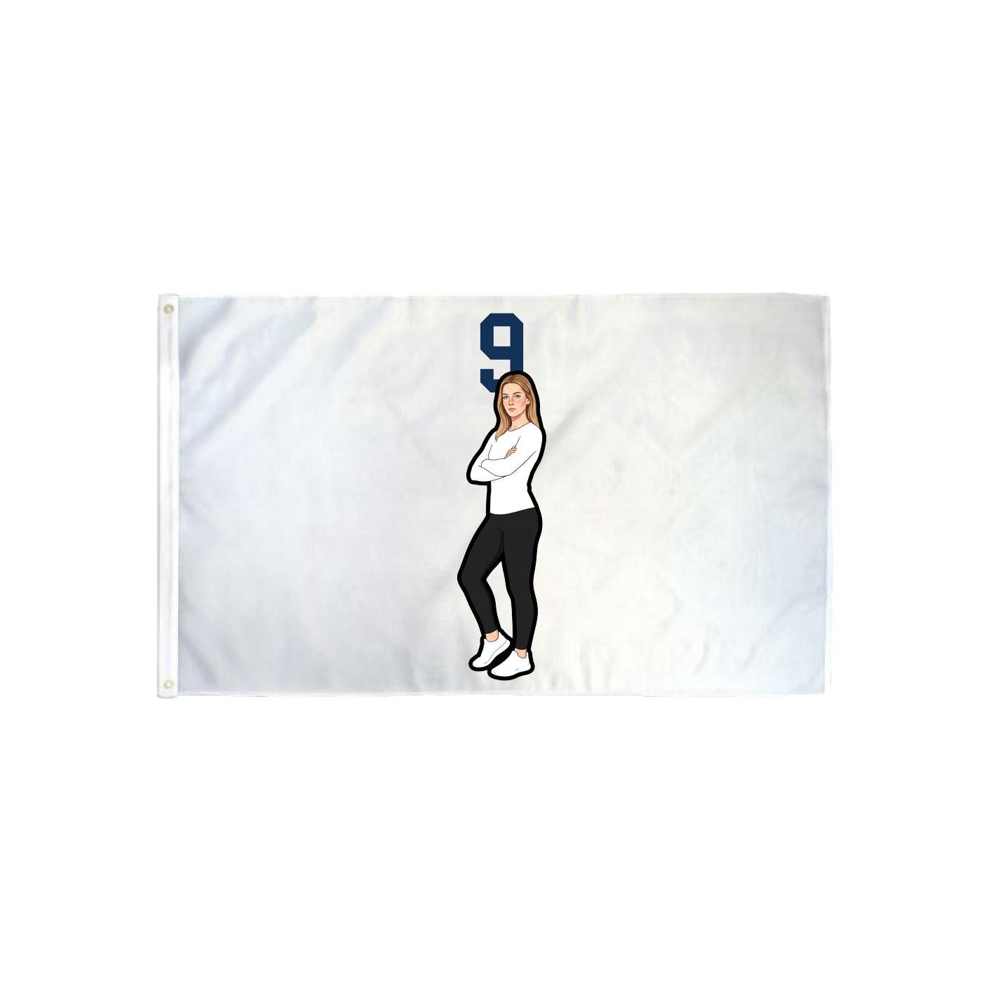 3x5 Flag — Number Top in Classic