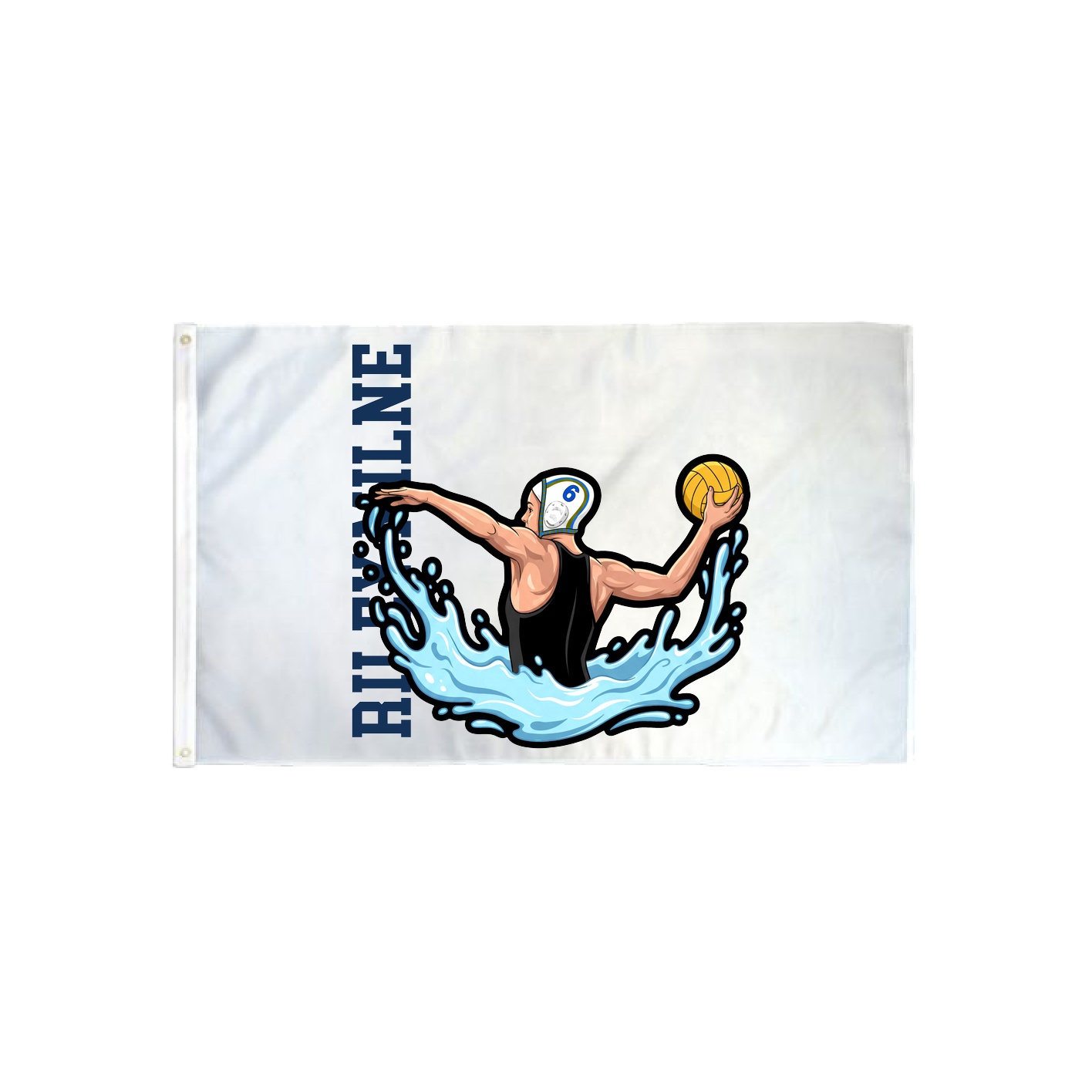 3x5 Flag — Name Vertical in Classic